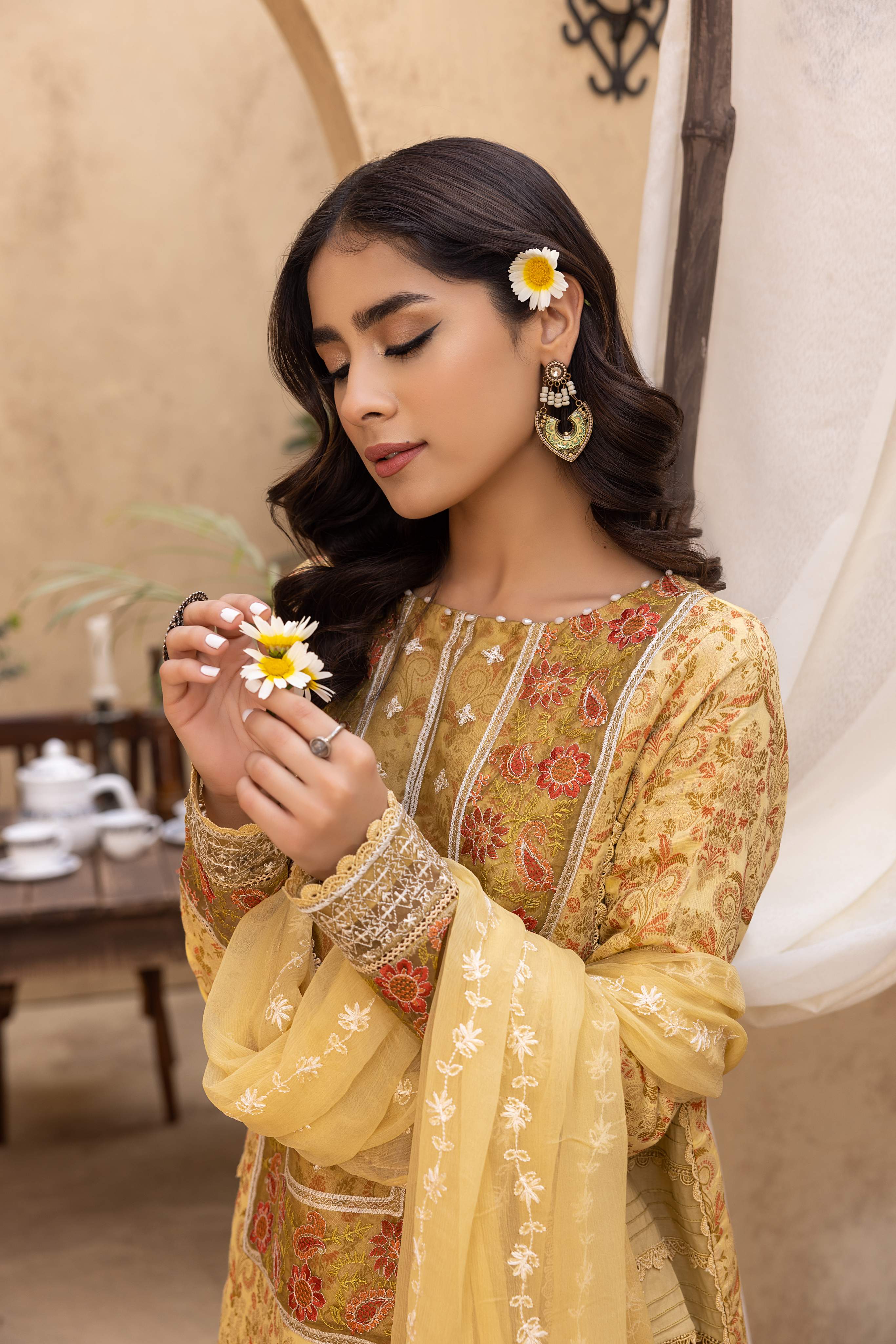 Ishq - Embroidered Jacquard - IS - 02