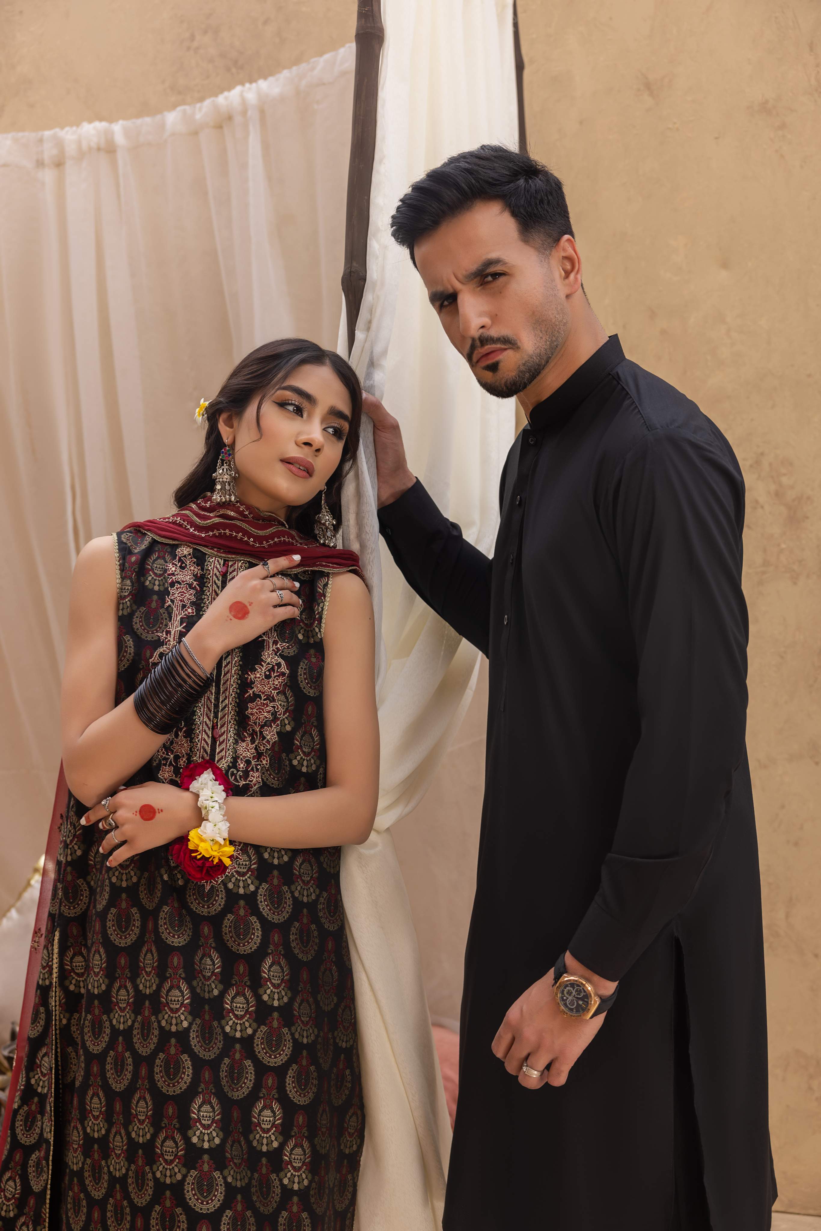 Ishq - Embroidered Jacquard - IS - 01