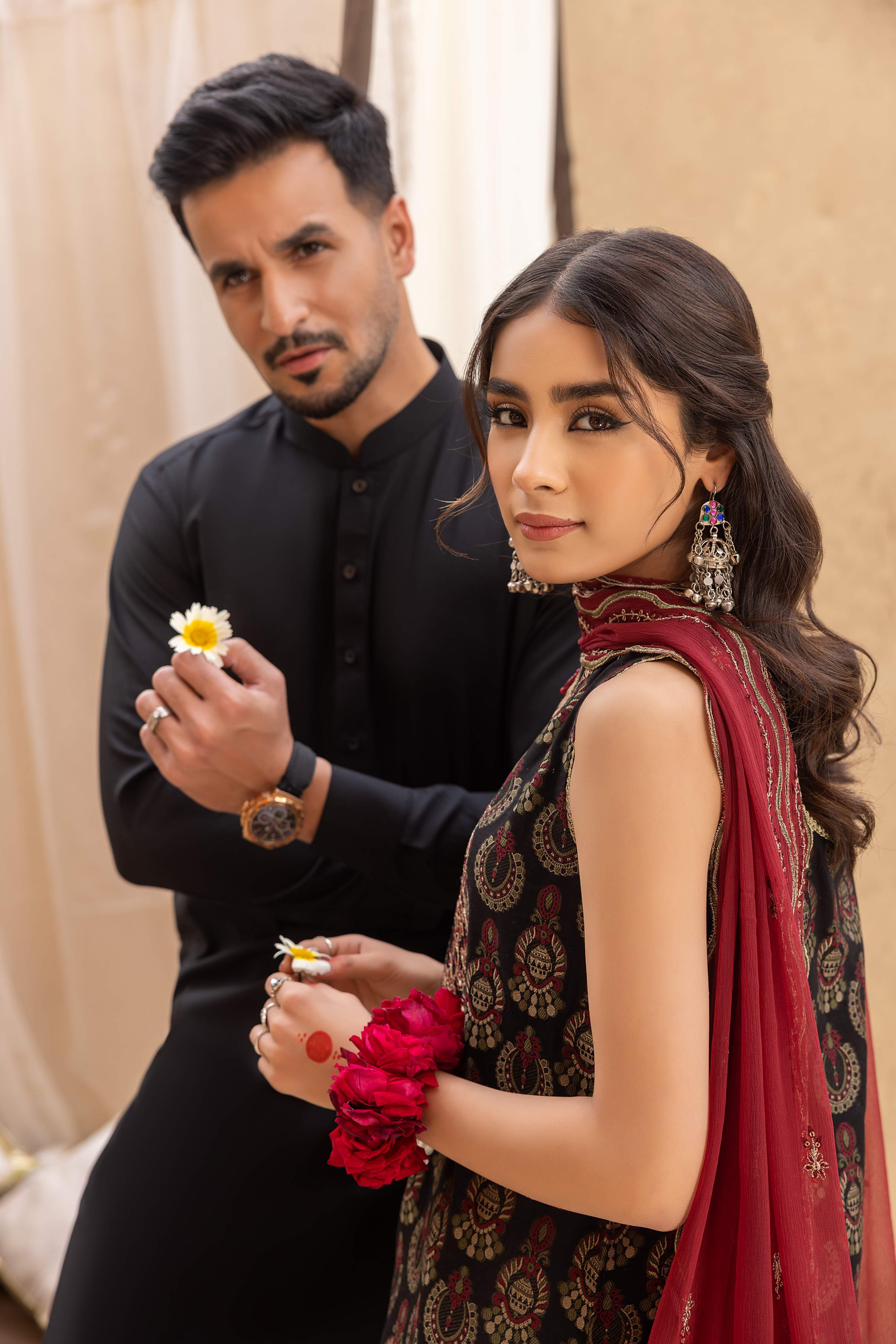 Ishq - Embroidered Jacquard - IS - 01