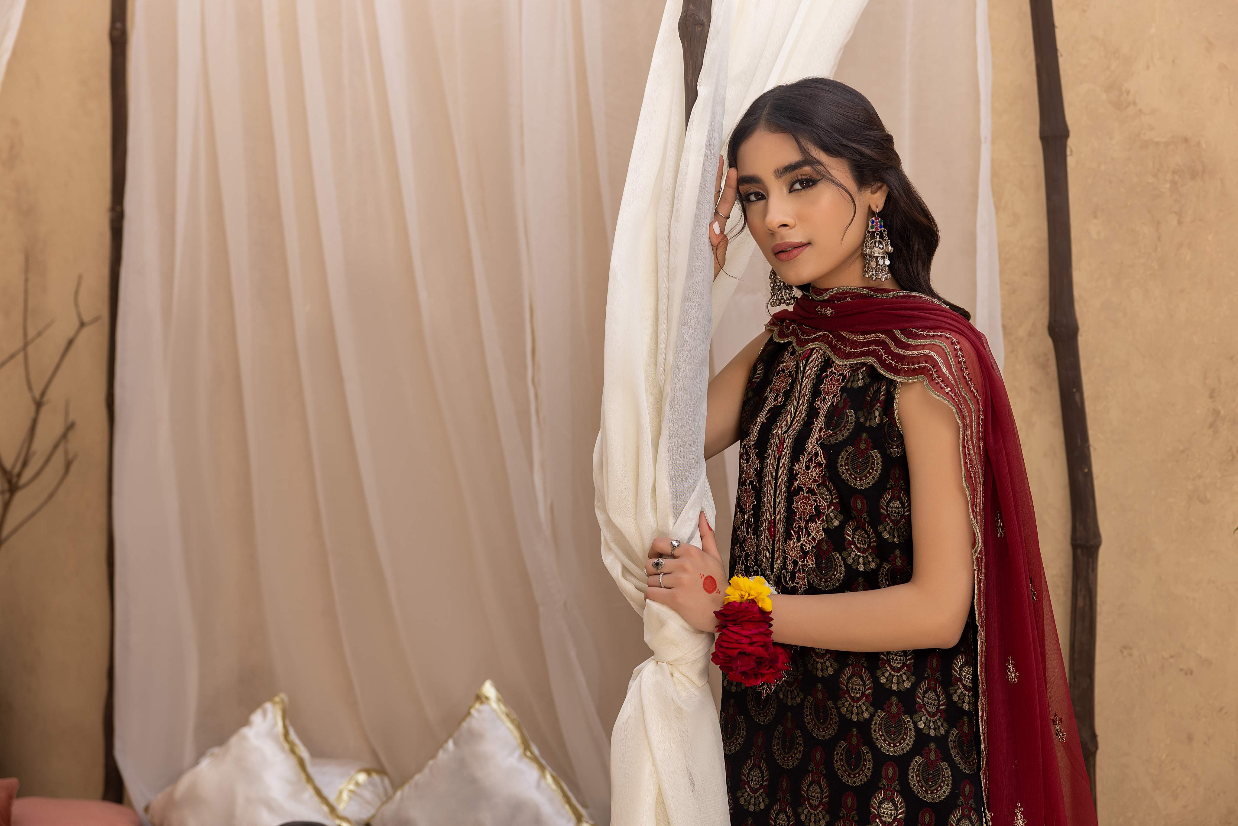 Ishq - Embroidered Jacquard - IS - 01