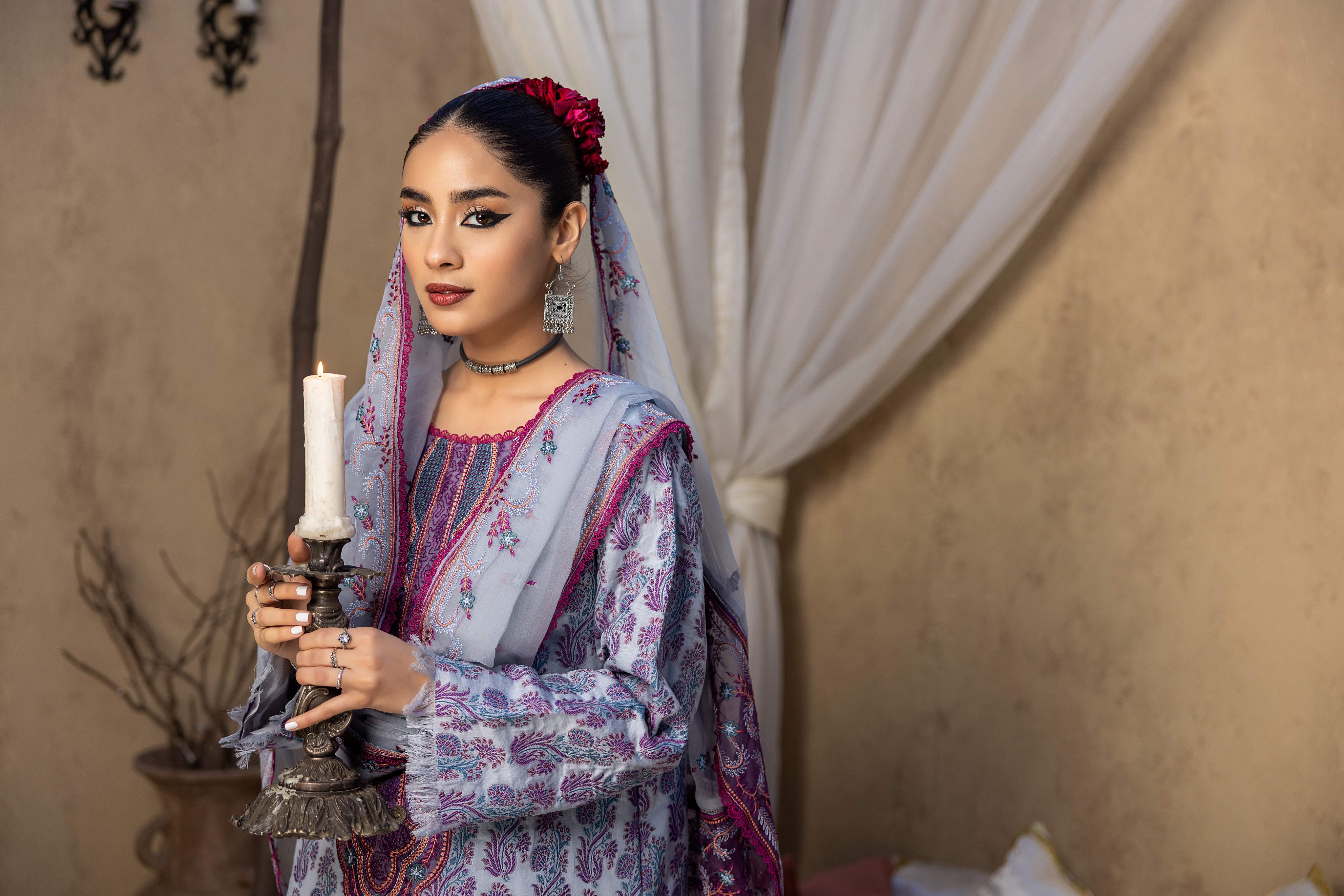 Ishq - Embroidered Jacquard - IS - 03