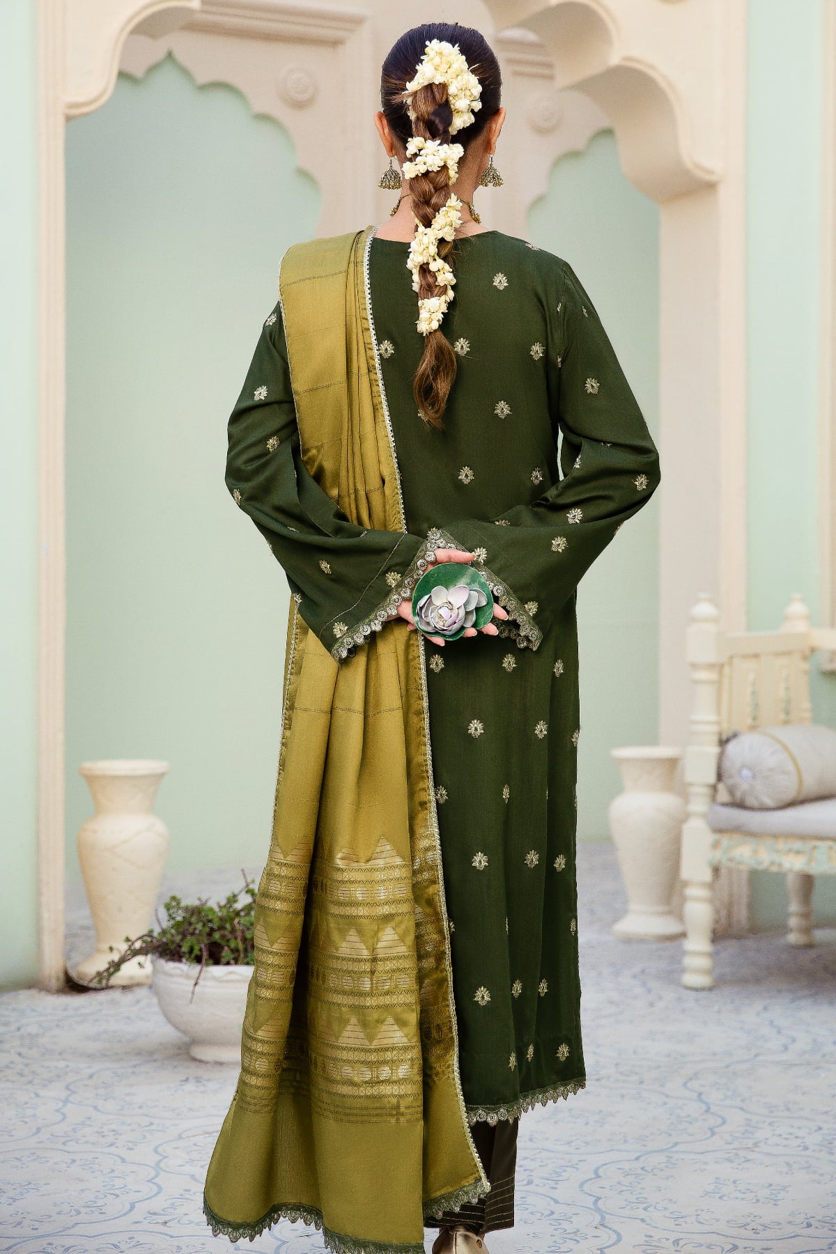 Imroz I-11 : Unstitched Embroidered Viscose 3PC