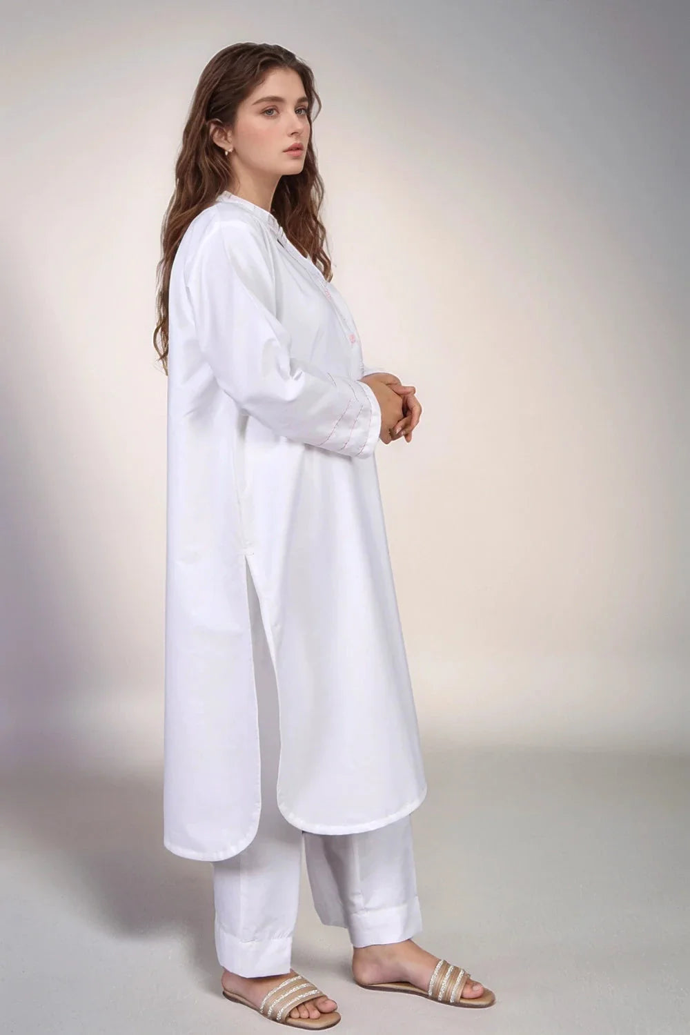 2 Pcs Stitched Cambric Cotton Shirt & Trouser KST-24100 Printed KHAS STORES