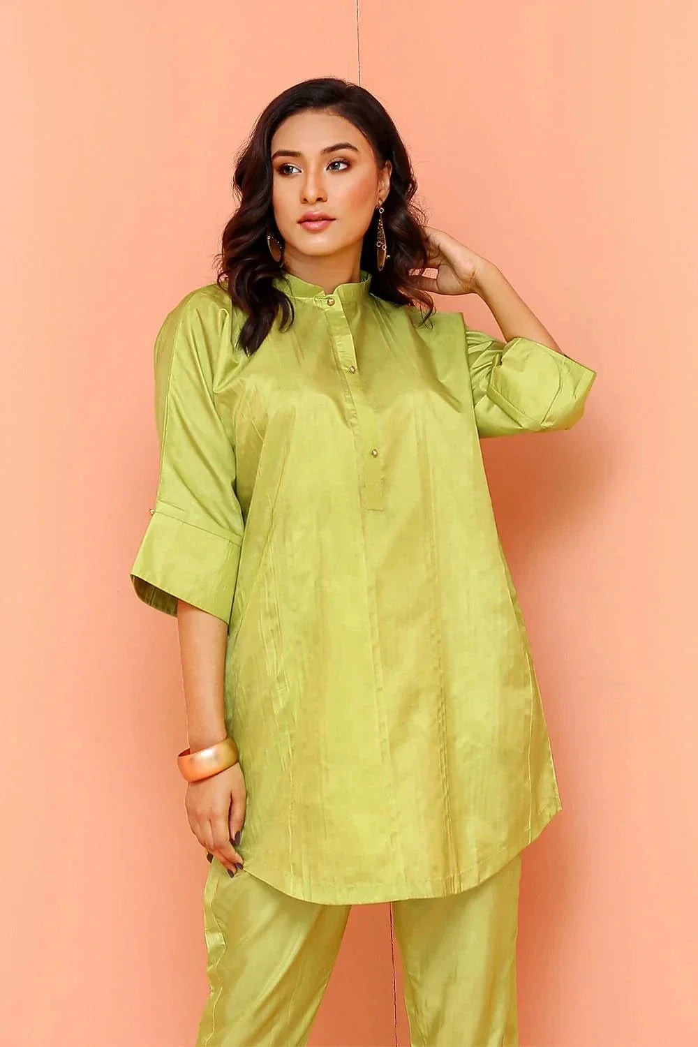 2 Pcs Stitched Silk SHIRT & TROUSER RKTC-040 KHAS STORES