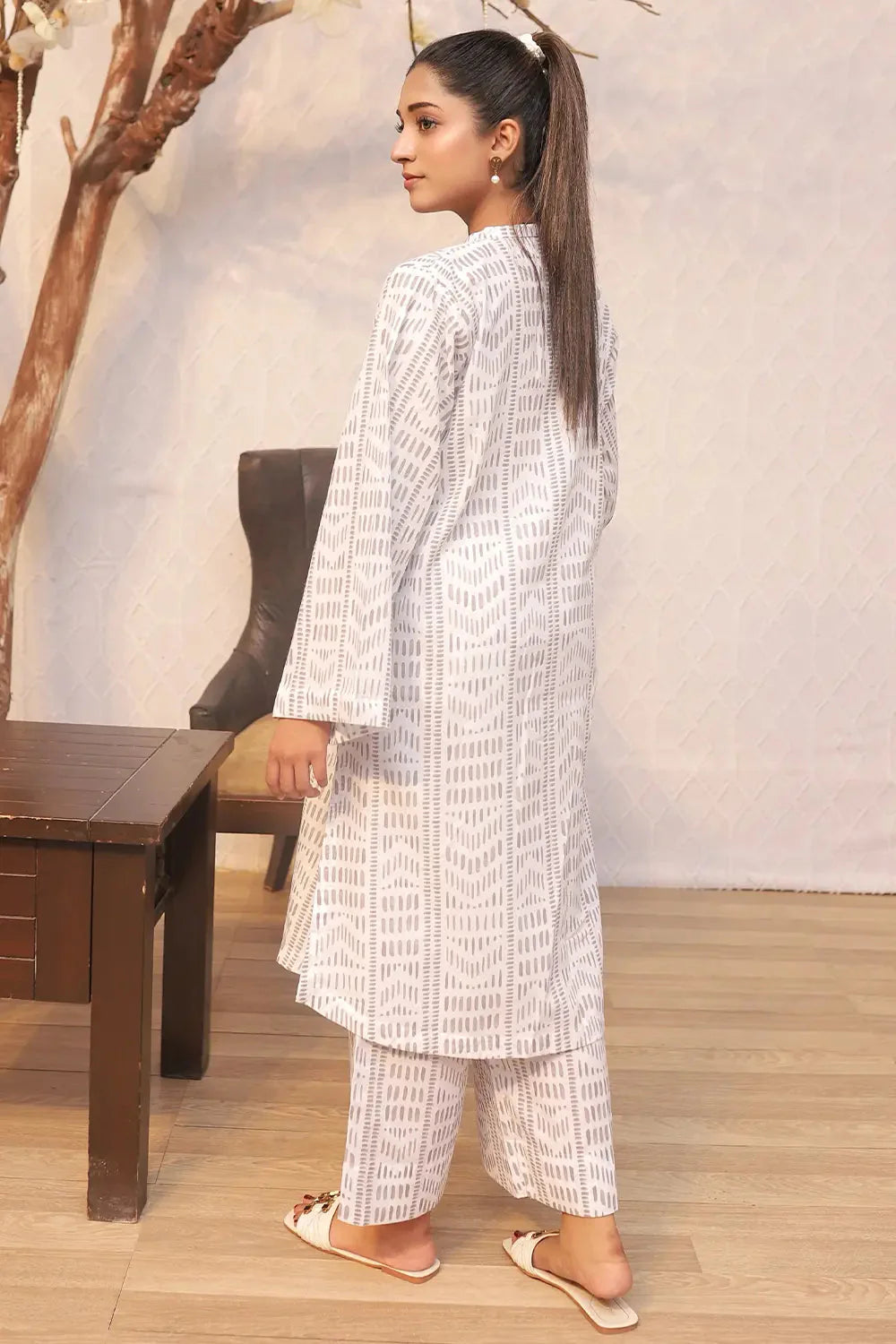 2PC Printed Stitched Cambric Suit KST-24026 Printed KHAS STORES