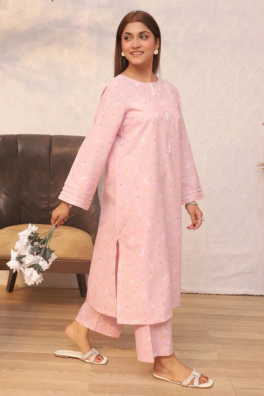 2PC Printed Stitched Cambric Suit KST-24035 Printed KHAS STORES