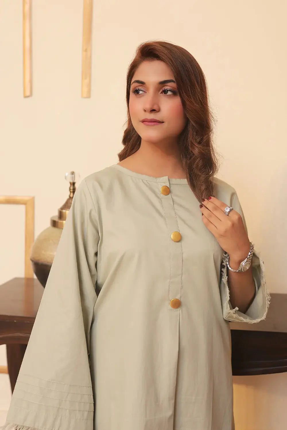 2PC Stitched Cambric Suit KST-24043 Printed KHAS STORES