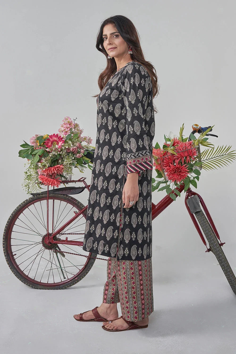 2PC Stitched Printed Lawn Shirt and Trouser RKTW-3026 Printed KHAS STORES