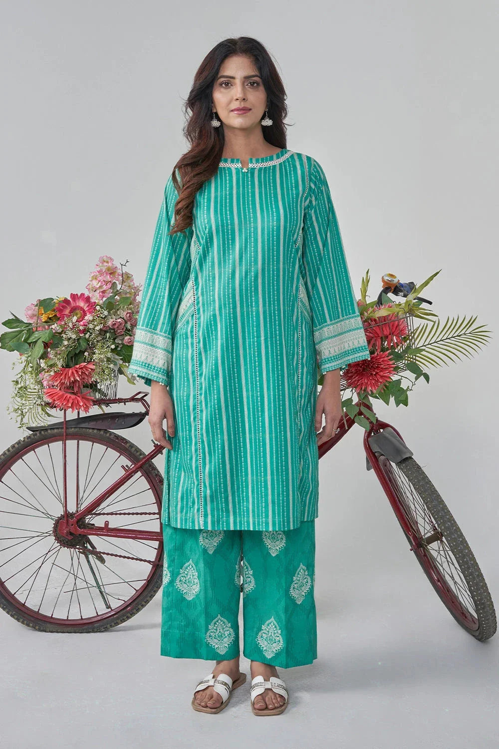 2PC Stitched Printed Lawn Shirt and Trouser RKTW-3029 Printed KHAS STORES