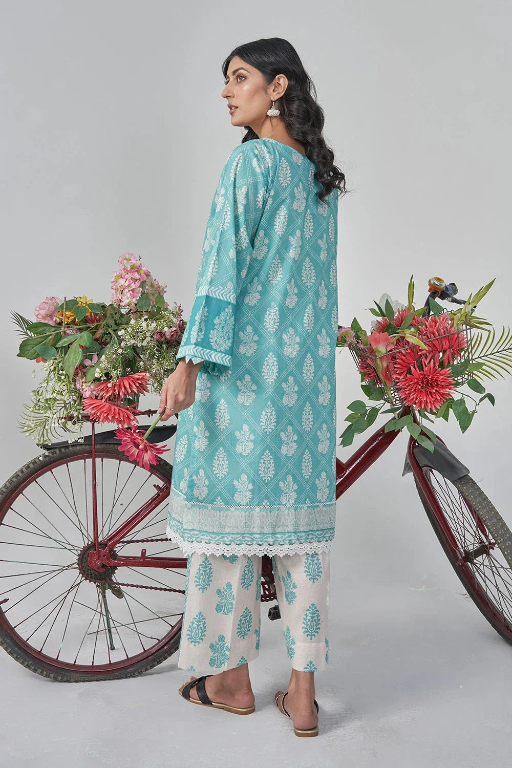 2PC Stitched Printed Lawn Shirt and Trouser RKTW-3031 Printed KHAS STORES