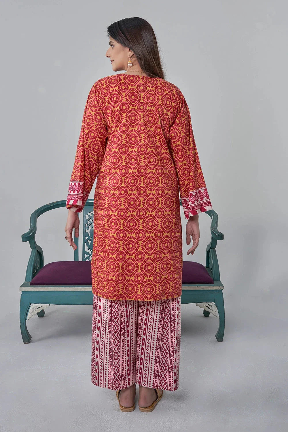 2PC Stitched Printed Lawn Shirt and Trouser RKTW-3032 Printed KHAS STORES