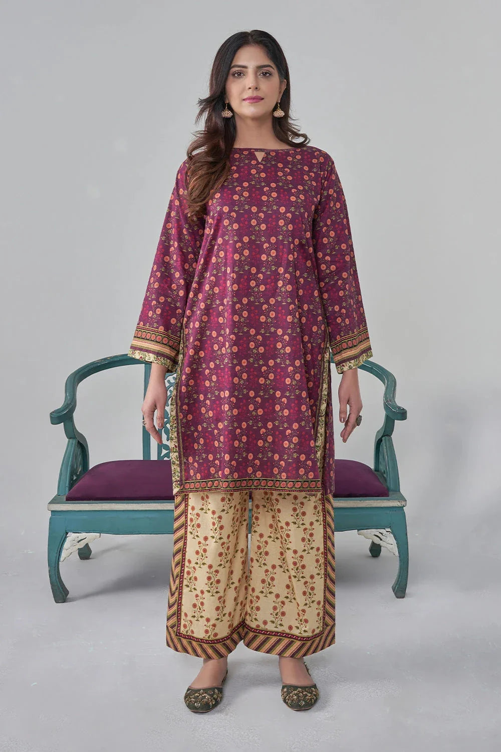 2PC Stitched Printed Lawn Shirt and Trouser RKTW-3033 Printed KHAS STORES