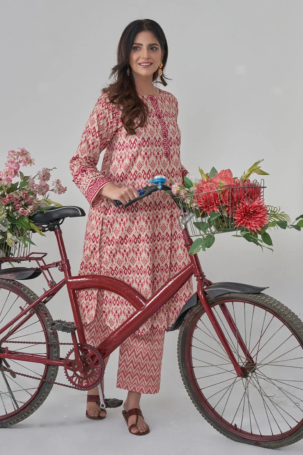 2PC Stitched Printed Lawn Shirt and Trouser RKTW-3034 Printed KHAS STORES