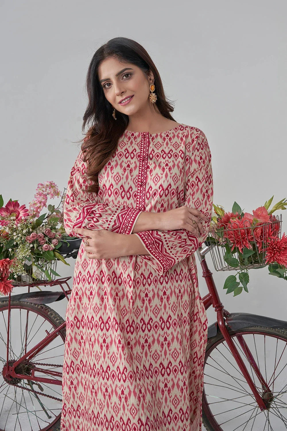 2PC Stitched Printed Lawn Shirt and Trouser RKTW-3034 Printed KHAS STORES