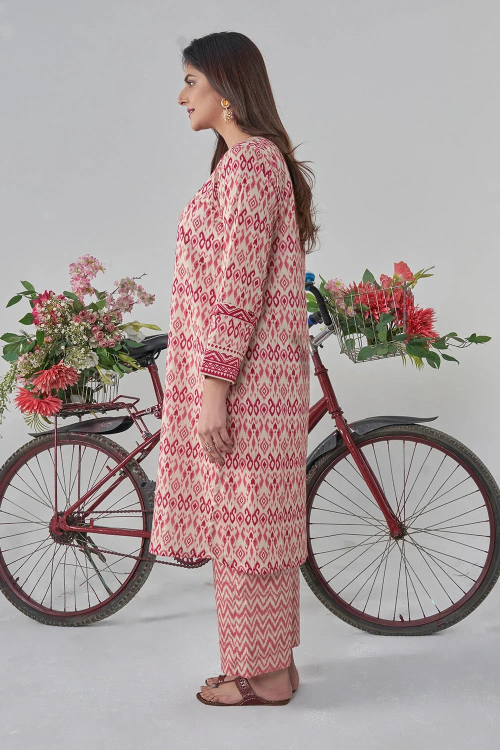 2PC Stitched Printed Lawn Shirt and Trouser RKTW-3034 Printed KHAS STORES