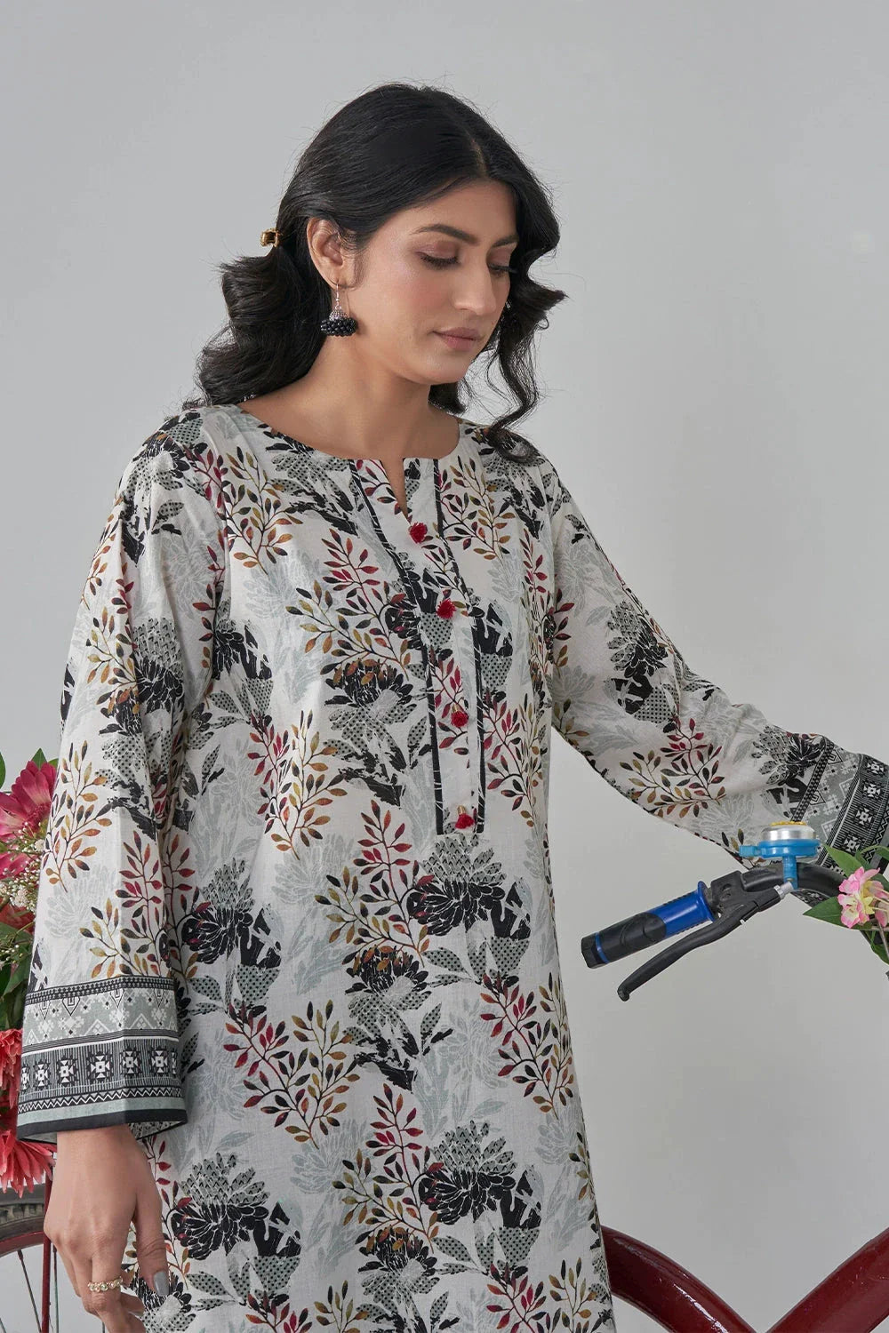 2PC Stitched Printed Lawn Shirt and Trouser RKTW-3035 Printed KHAS STORES