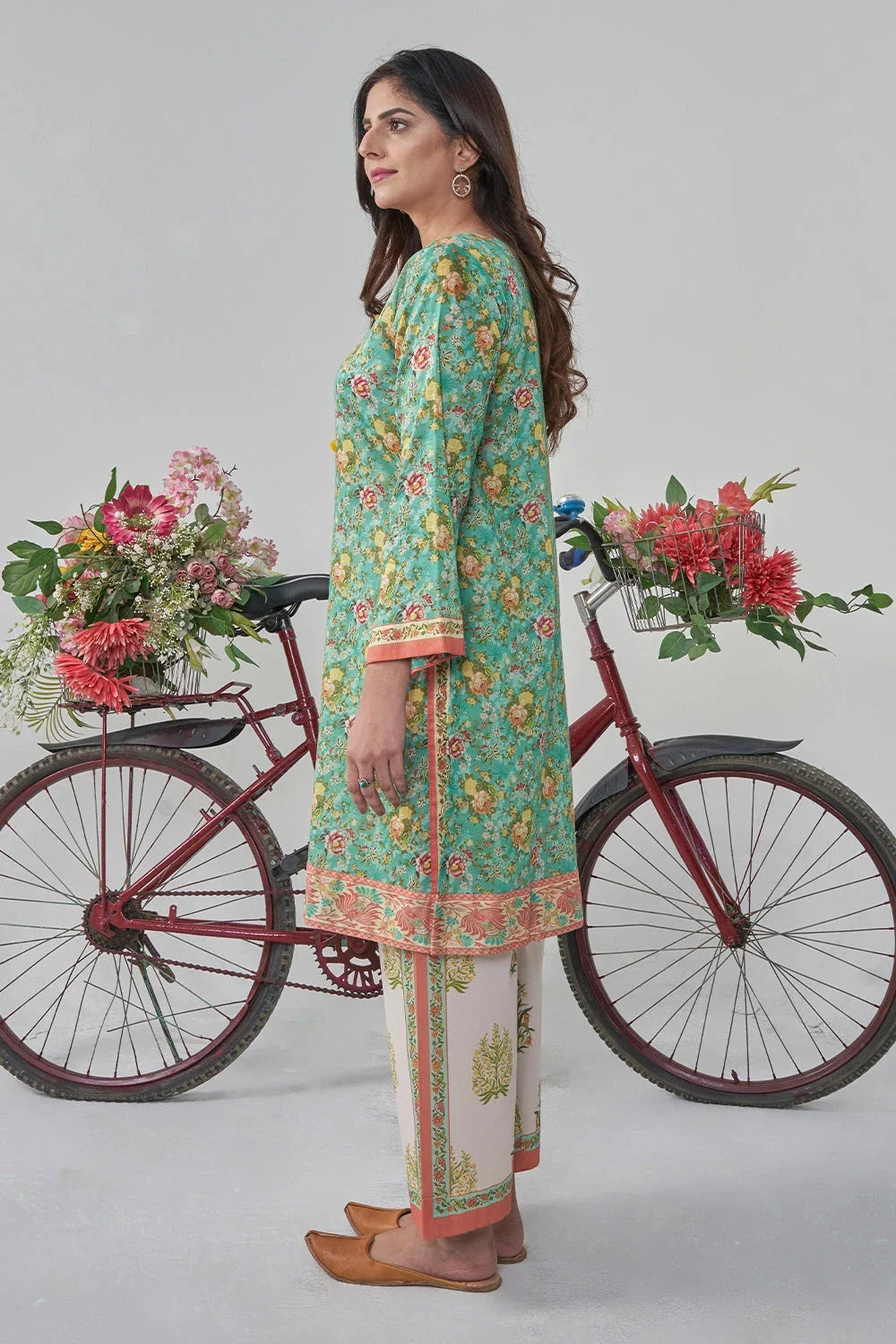 2PC Stitched Printed Lawn Shirt and Trouser RKTW-3048 Printed KHAS STORES