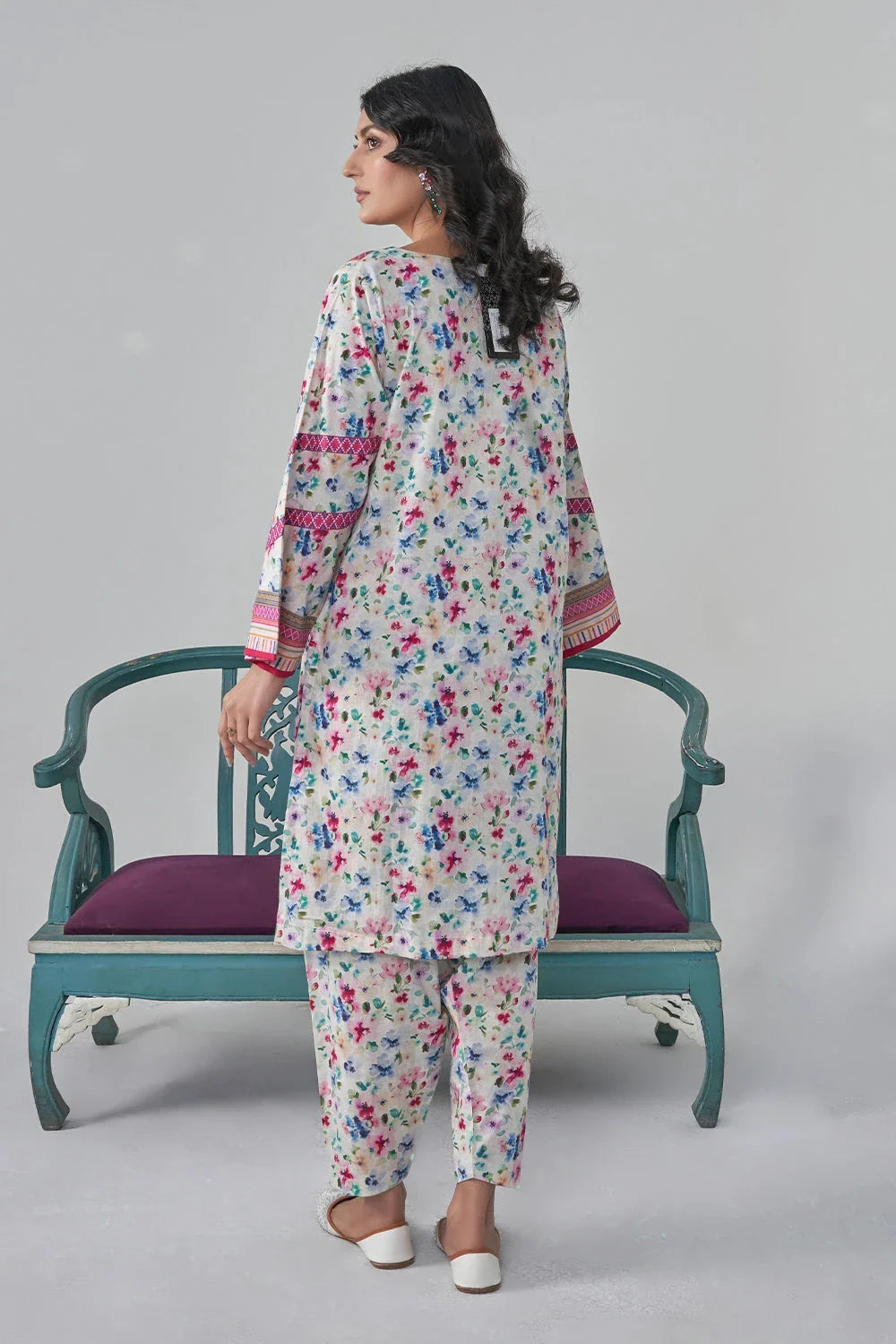 2PC Stitched Printed Lawn Shirt and Trouser RKTW-3049 Printed KHAS STORES