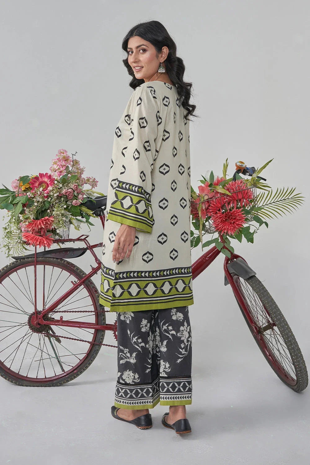 2PC Stitched Printed Lawn Shirt and Trouser RKTW-3050 Printed KHAS STORES
