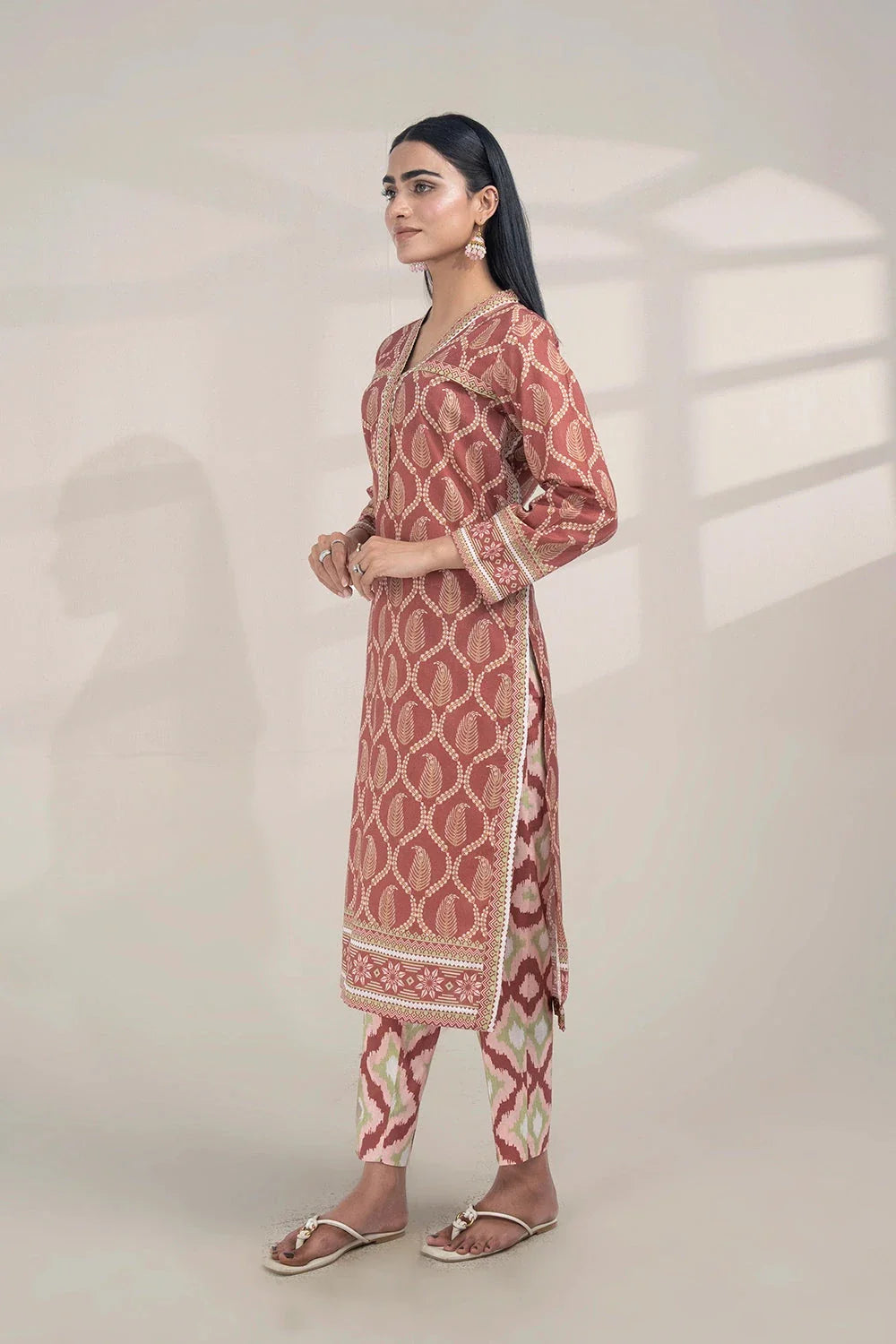 2PC Stitched Printed Lawn Shirt and Trouser RKTW-3351 Printed KHAS STORES