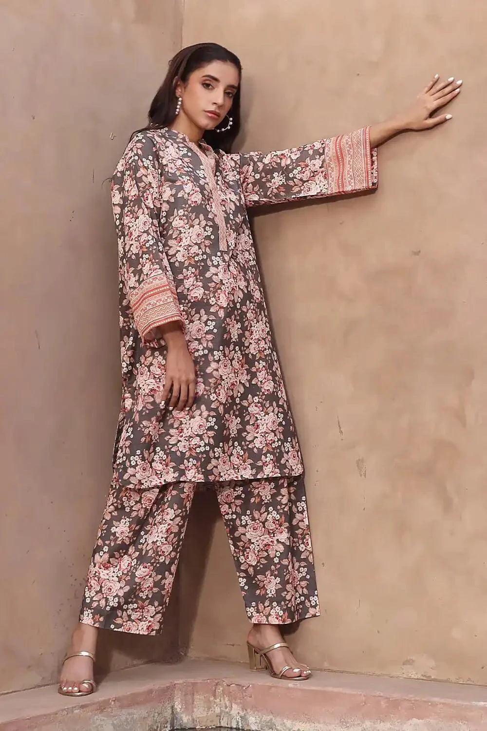 2PC Unstitched Khaddar Shirt & Trouser RKT-2321 KHAS STORES