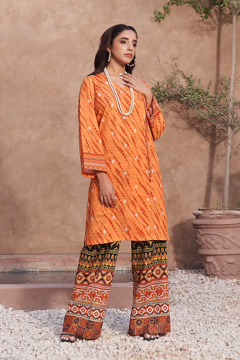 2PC Unstitched Khaddar Shirt & Trouser RKT-2324 KHAS STORES