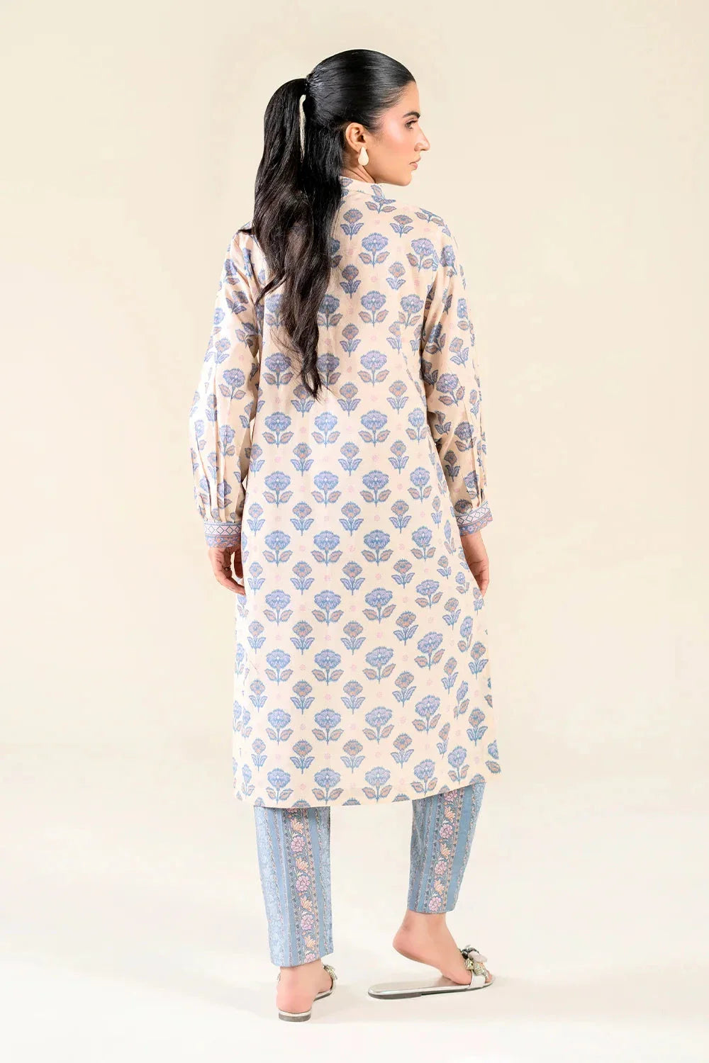 2PC Unstitched Printed Lawn Shirt and Trouser I KST-3839 Printed KHAS STORES