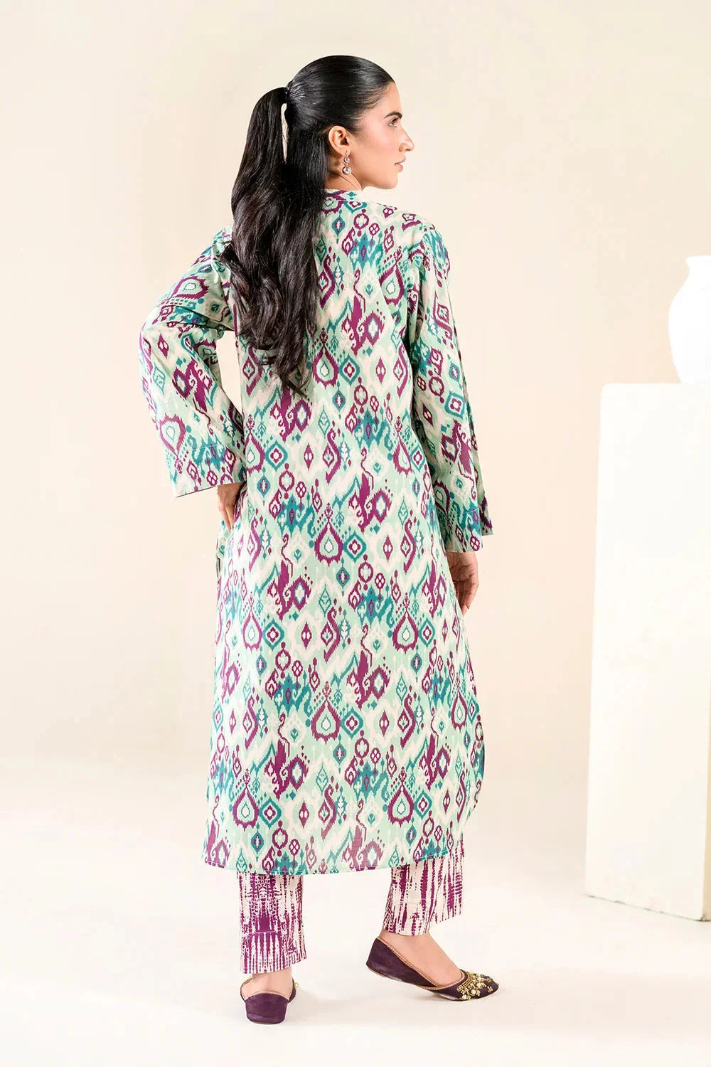 2PC Unstitched Printed Lawn Shirt and Trouser I KST-3841 Printed KHAS STORES