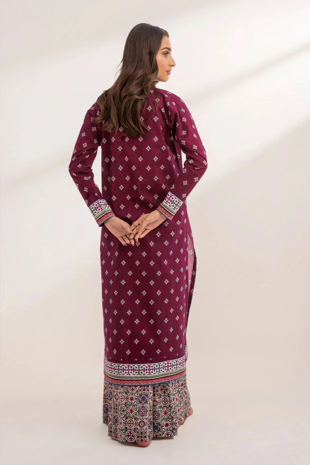2PC Unstitched Printed Lawn Shirt and Trouser KST-3238 Printed KHAS STORES