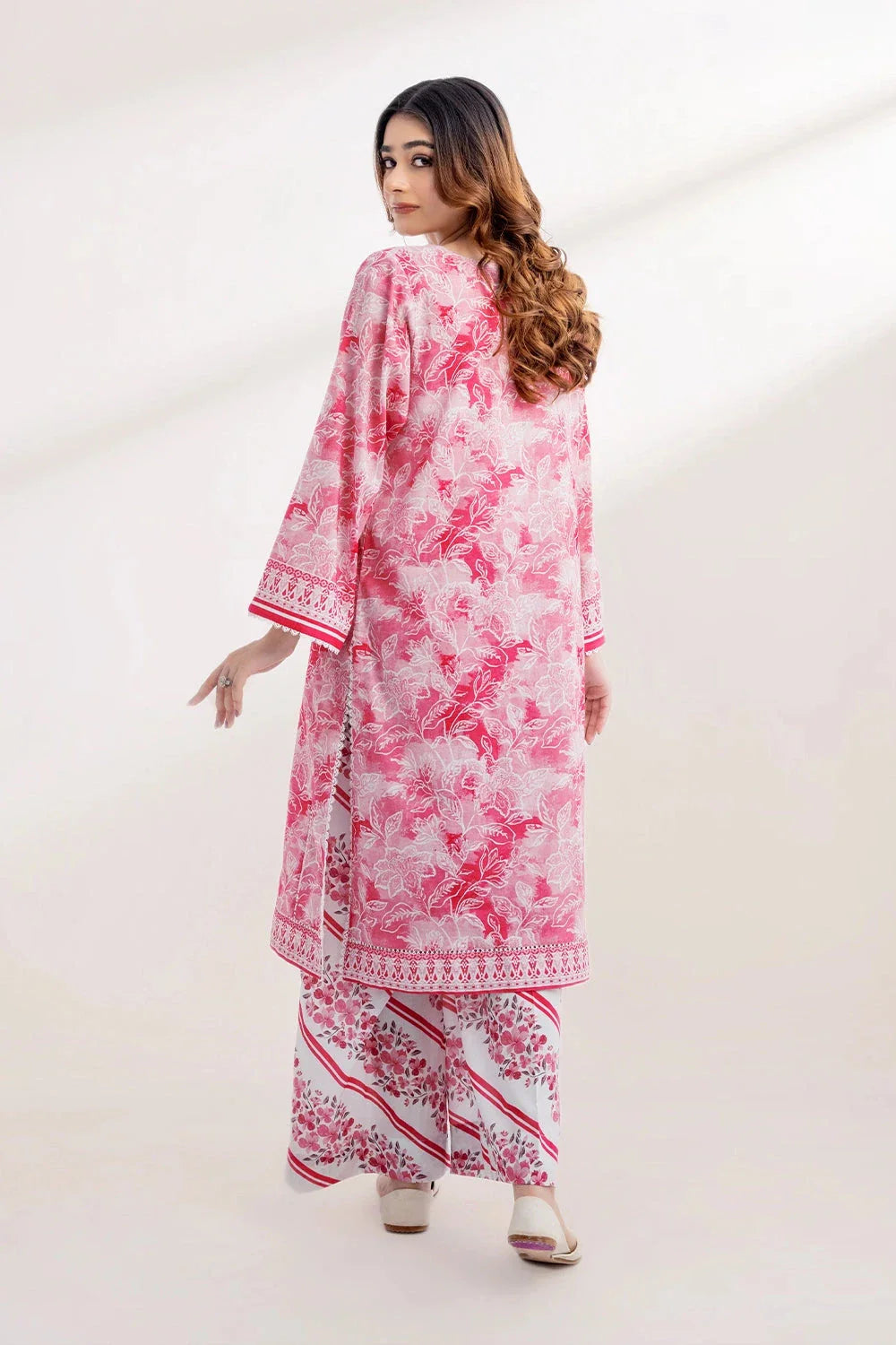 2PC Unstitched Printed Lawn Shirt and Trouser KST-3245 Printed KHAS STORES