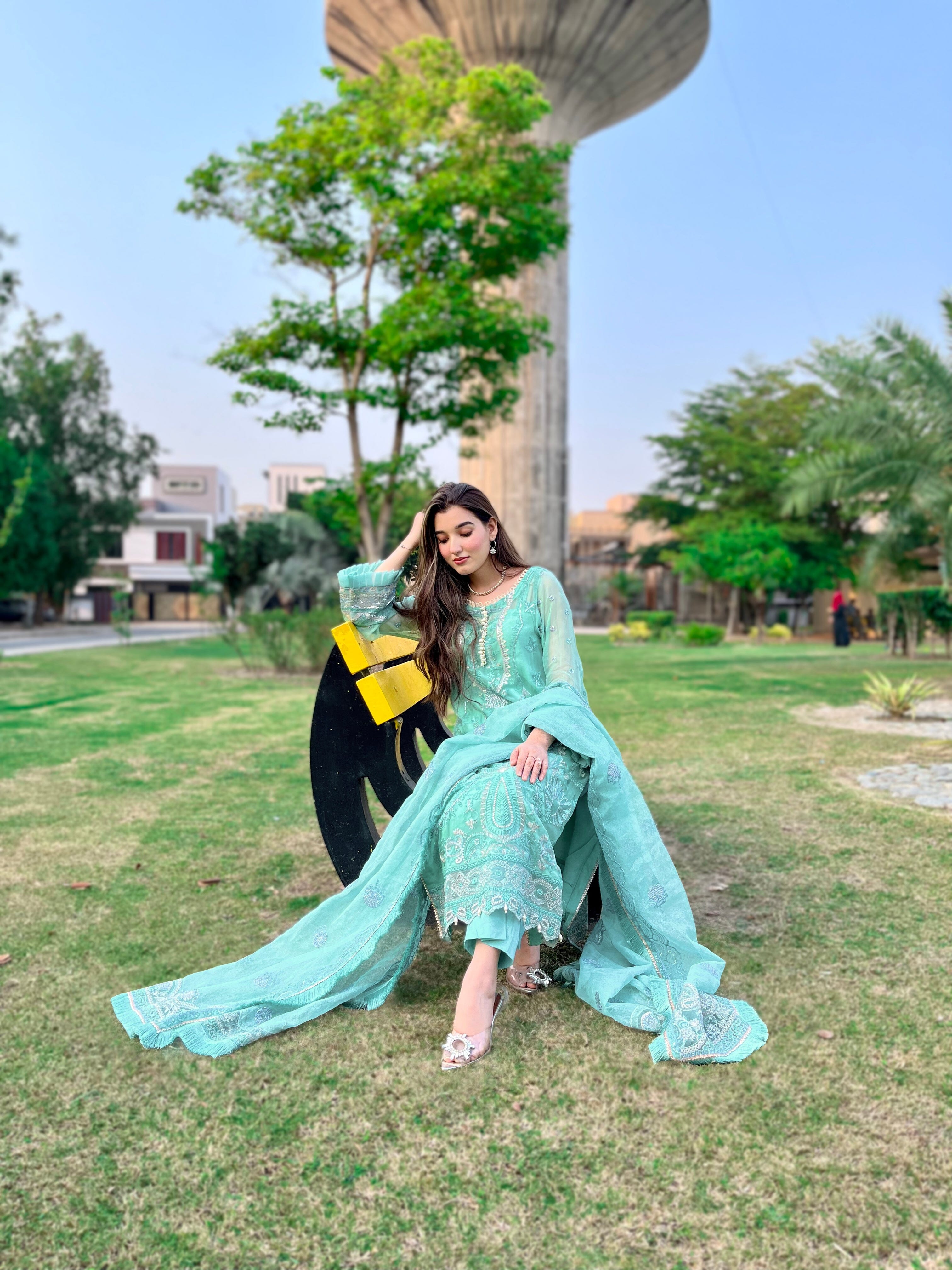 3 Pcs Unstitched EMB Chiffon Suit KNAC-1773 KHAS STORES
