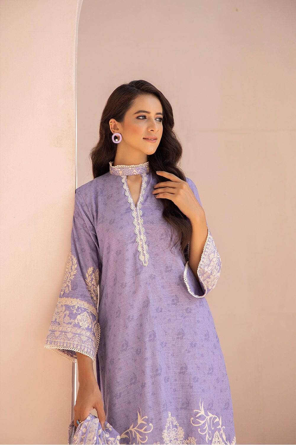 3 Pcs unstitched Khaddar SUIT KKH-2202 KHAS STORES