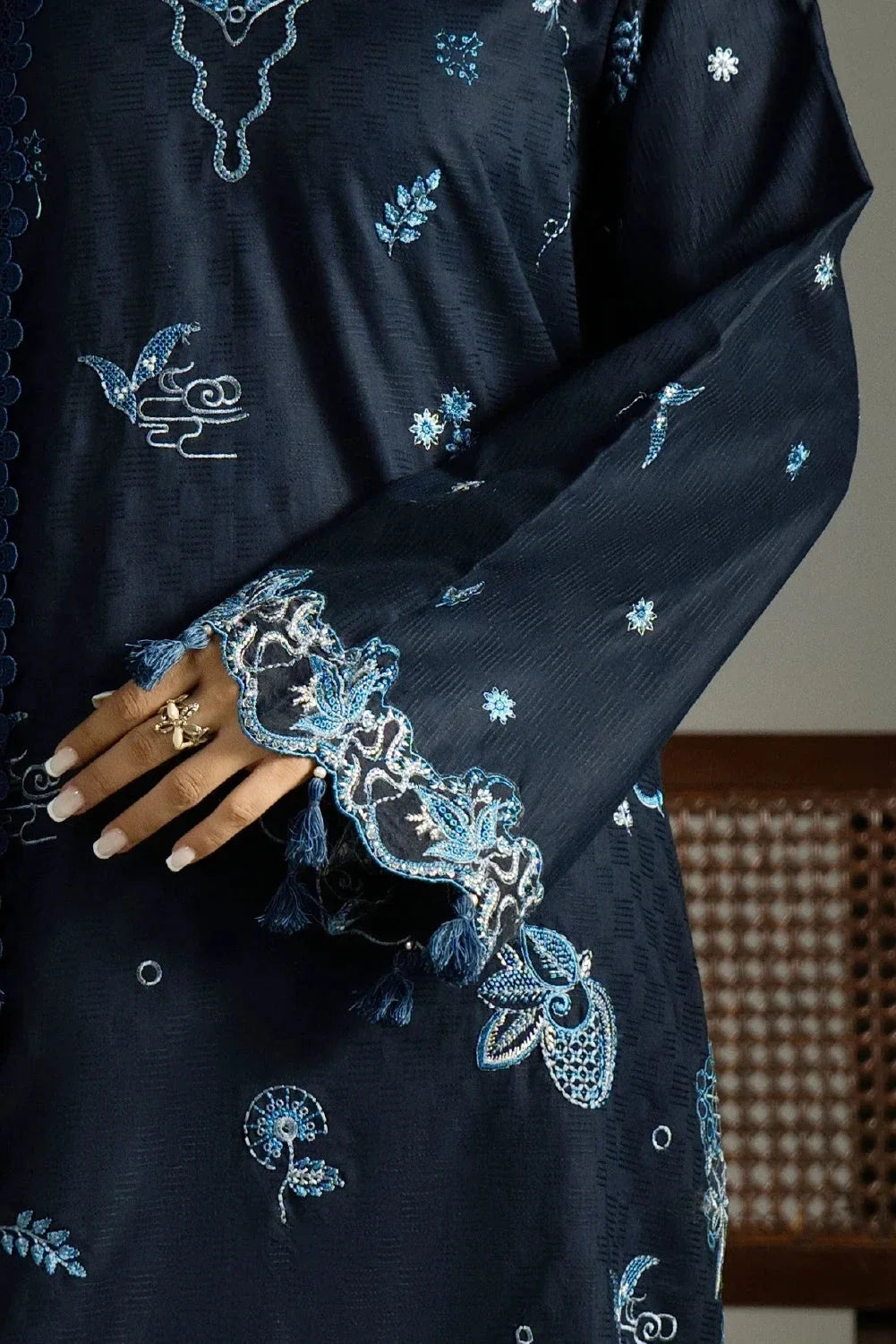 3PC Embroidered Cambric Suit | KCCE-4219 Embroidered KHAS STORES