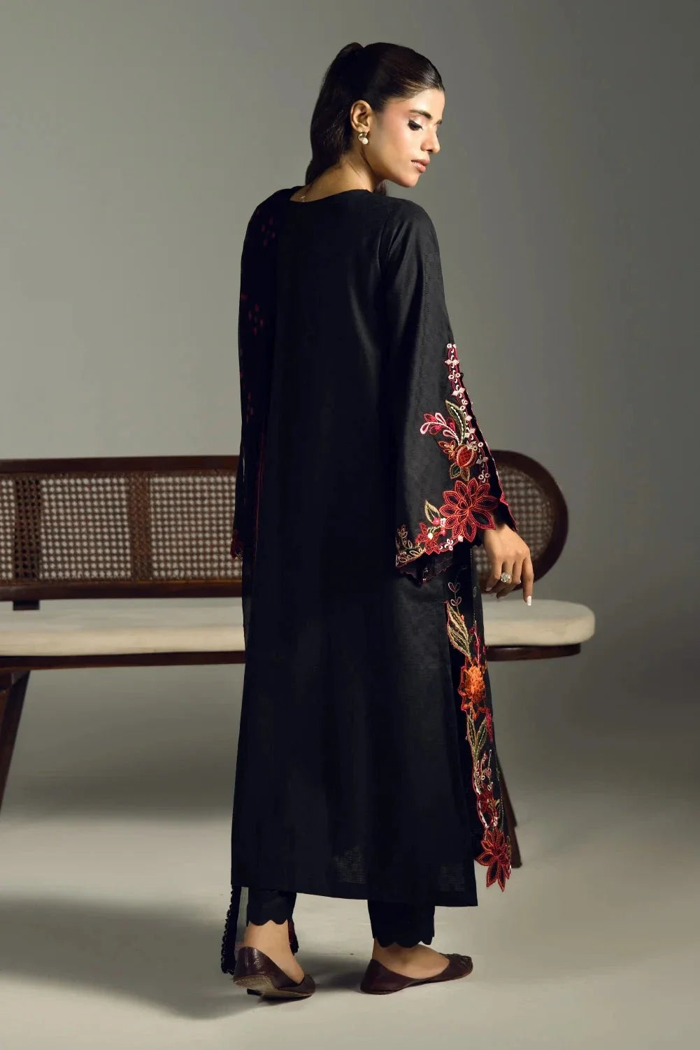 3PC Embroidered Cambric Suit | KCCE-4223 Embroidered KHAS STORES