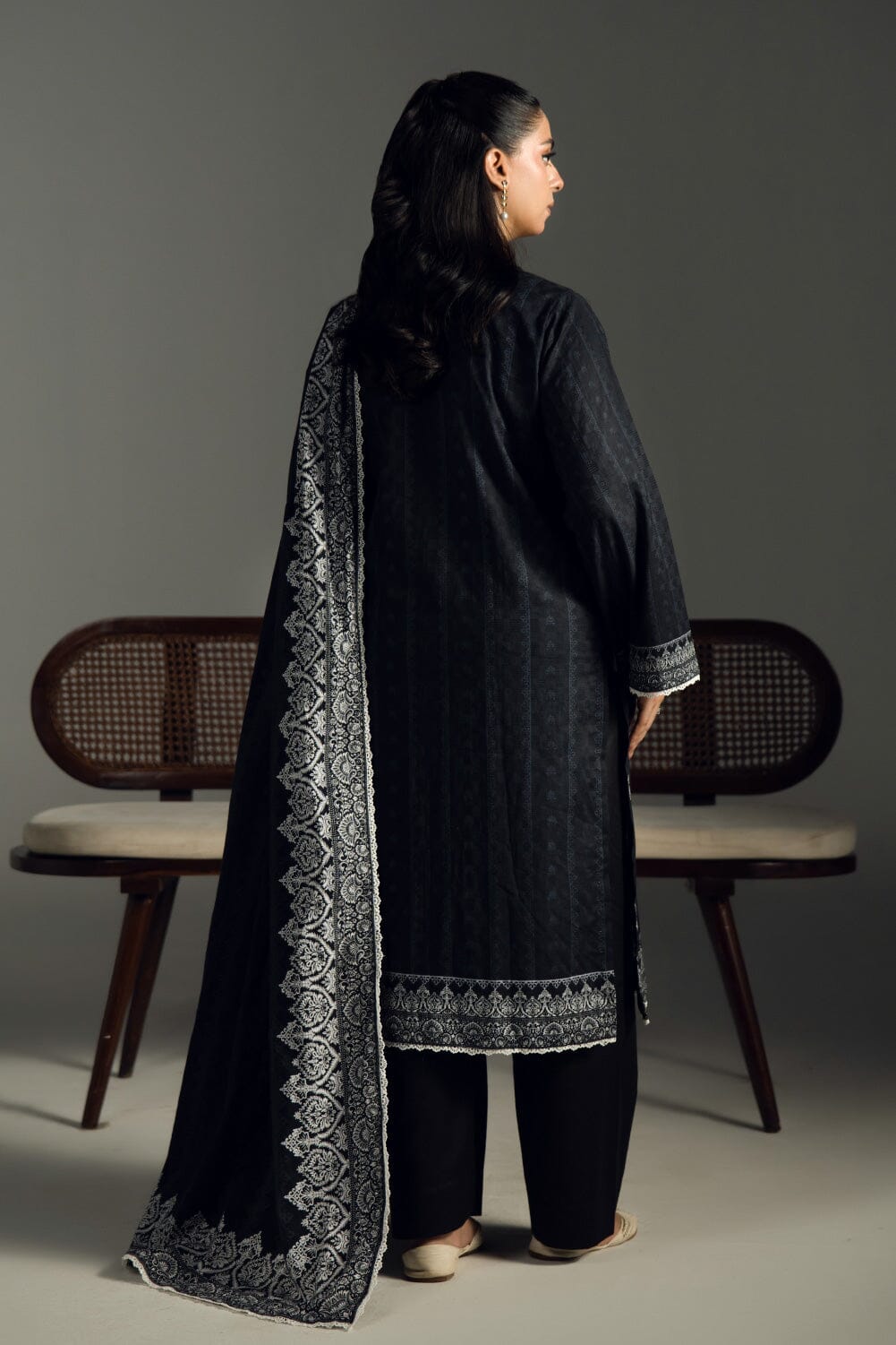 3PC Embroidered Cambric Suit | KCCE-4295 Embroidered KHAS STORES
