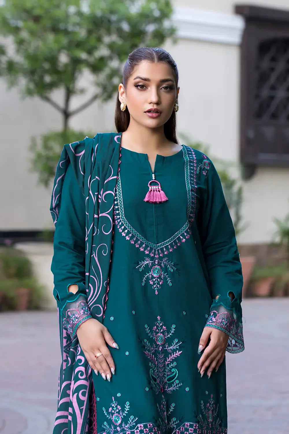 3PC Embroidered Unstitched Khaddar Suit KKE-2923 Embroidered KHAS STORES
