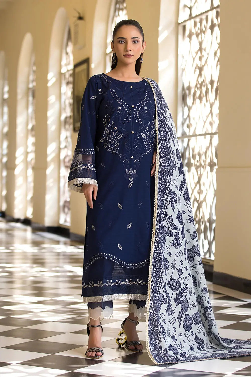 3PC Embroidered Unstitched Khaddar Suit KKE-2925 Embroidered KHAS STORES