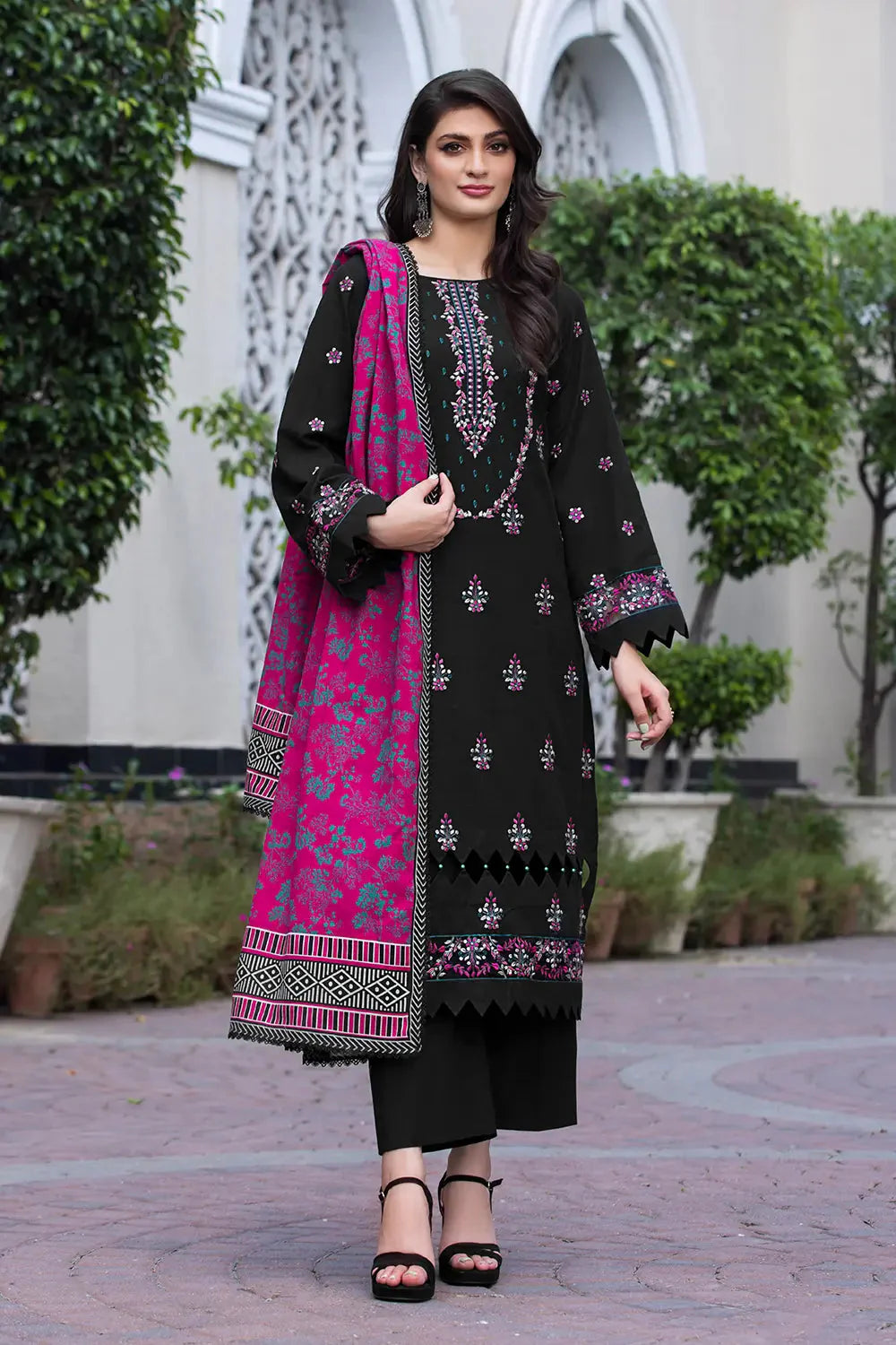 3PC Embroidered Unstitched Khaddar Suit KKE-2927 Embroidered KHAS STORES