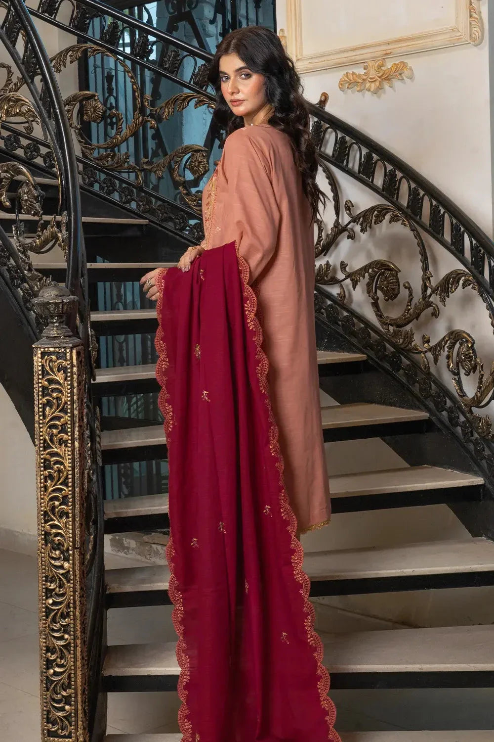 3PC Embroidered Unstitched Khaddar Suit KKE-2954 Embroidered KHAS STORES