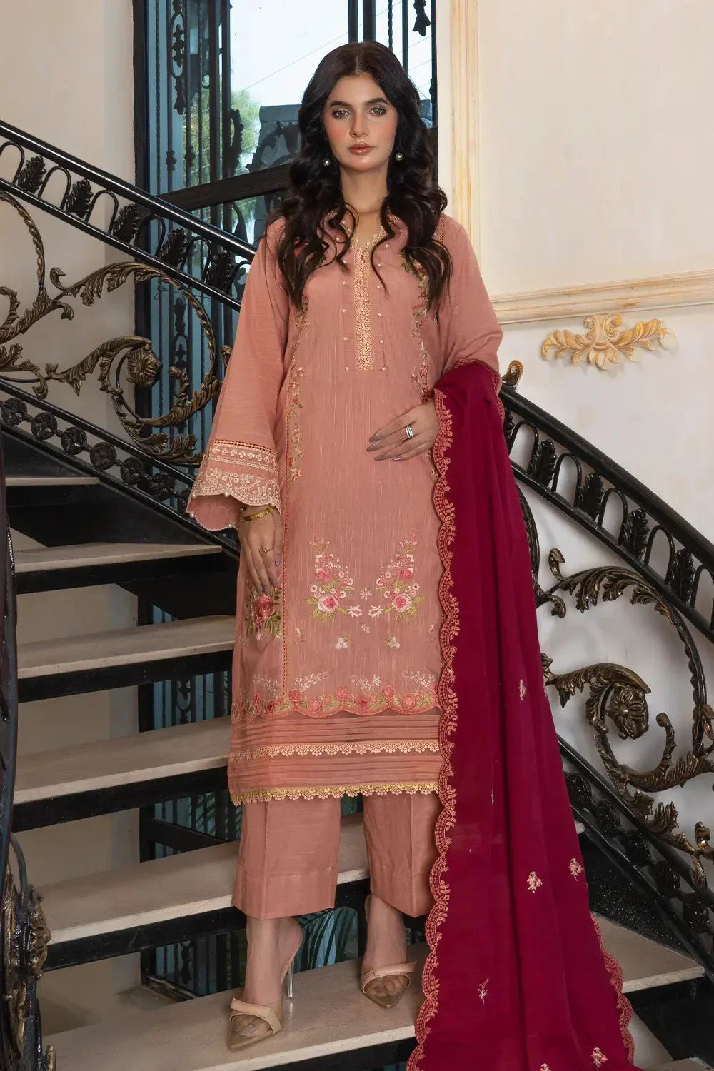 3PC Embroidered Unstitched Khaddar Suit KKE-2954 Embroidered KHAS STORES