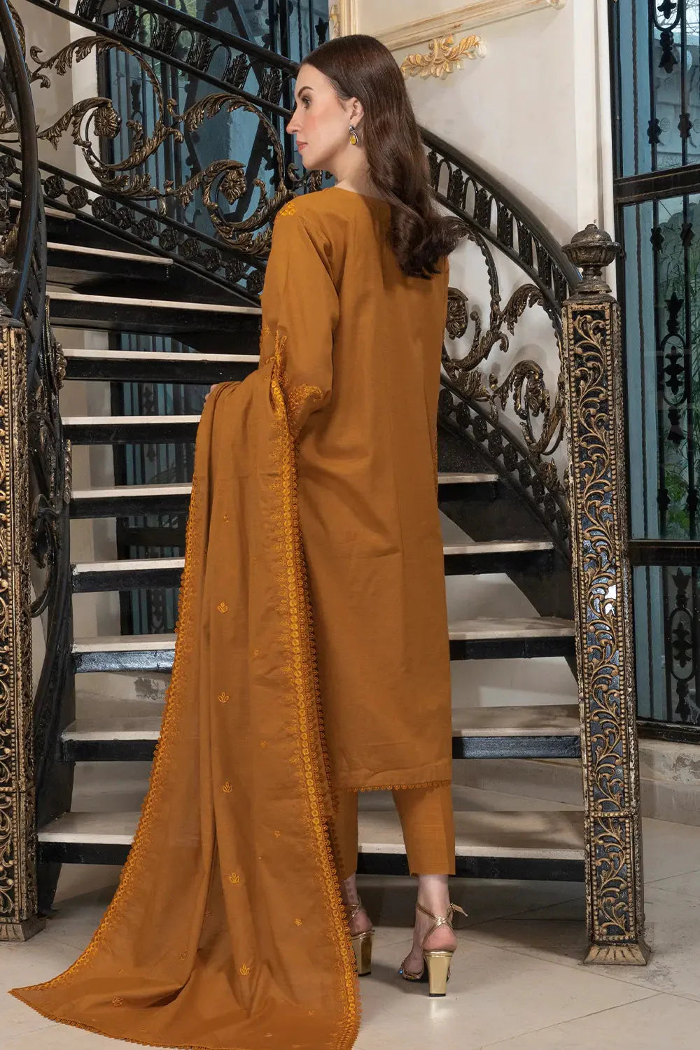 3PC Embroidered Unstitched Khaddar Suit KKE-2958 Embroidered KHAS STORES