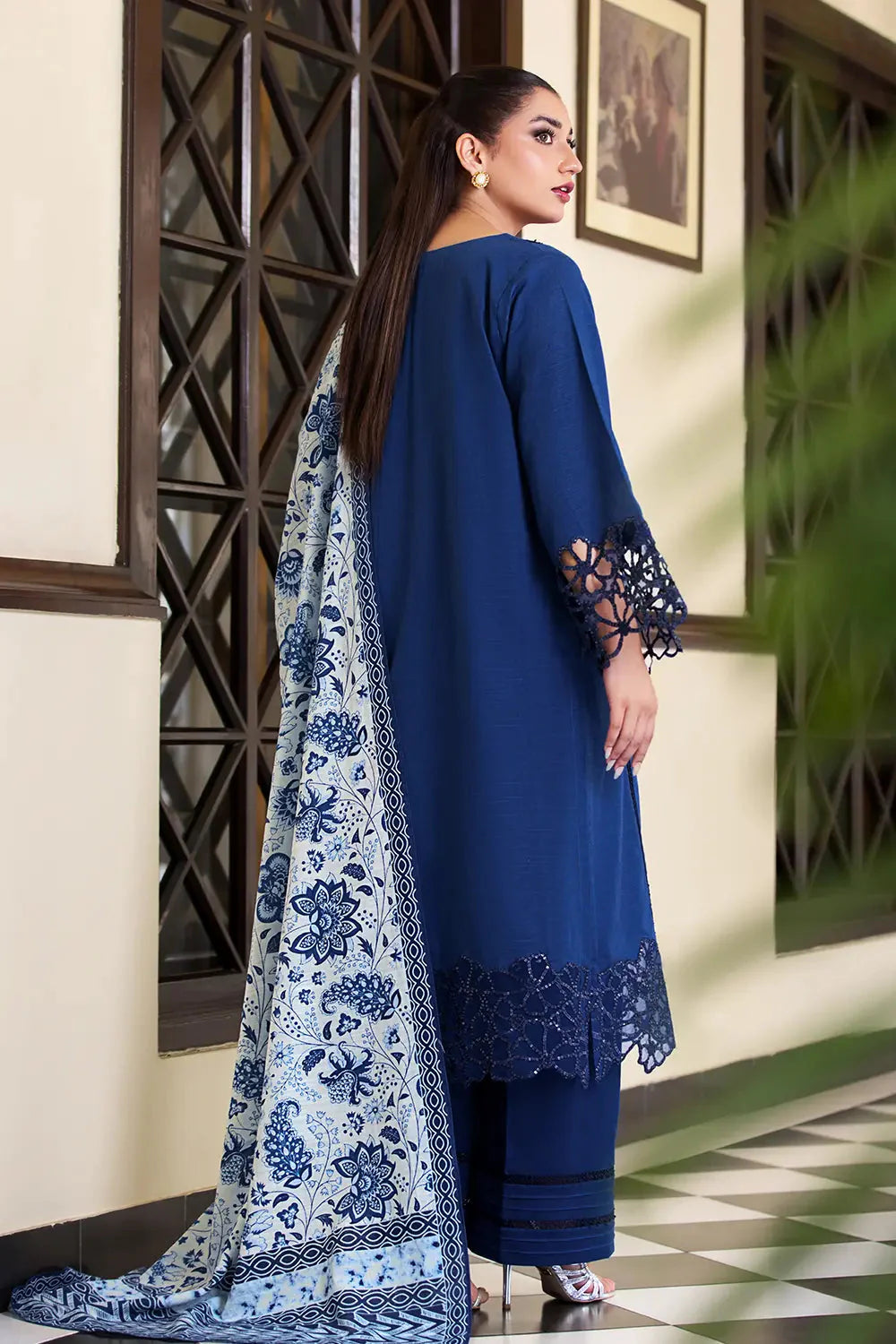 3PC Embroidered Unstitched Khaddar Suit KKE-2977 Embroidered KHAS STORES