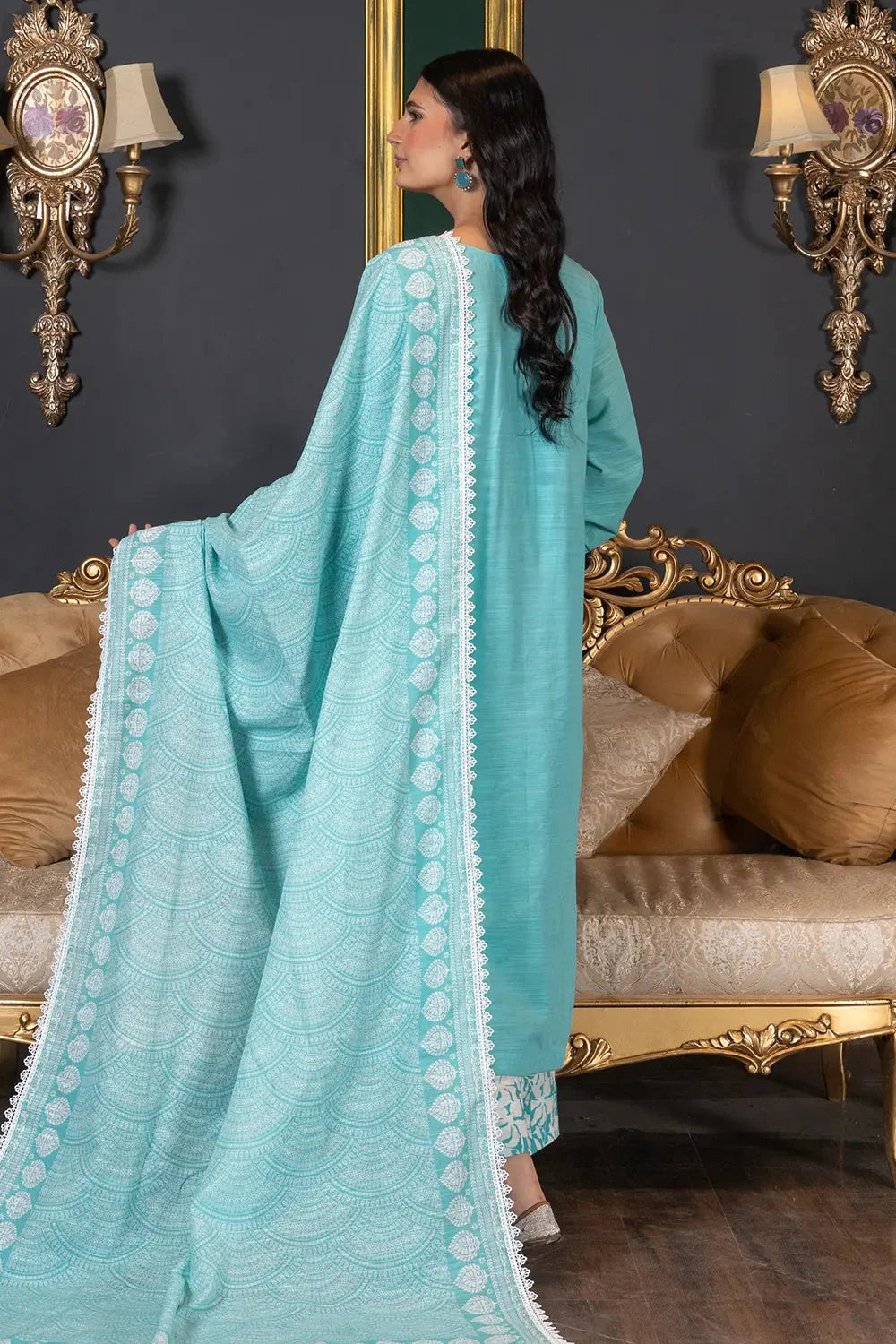 3PC Embroidered Unstitched Khaddar Suit KKE-2986 Embroidered KHAS STORES