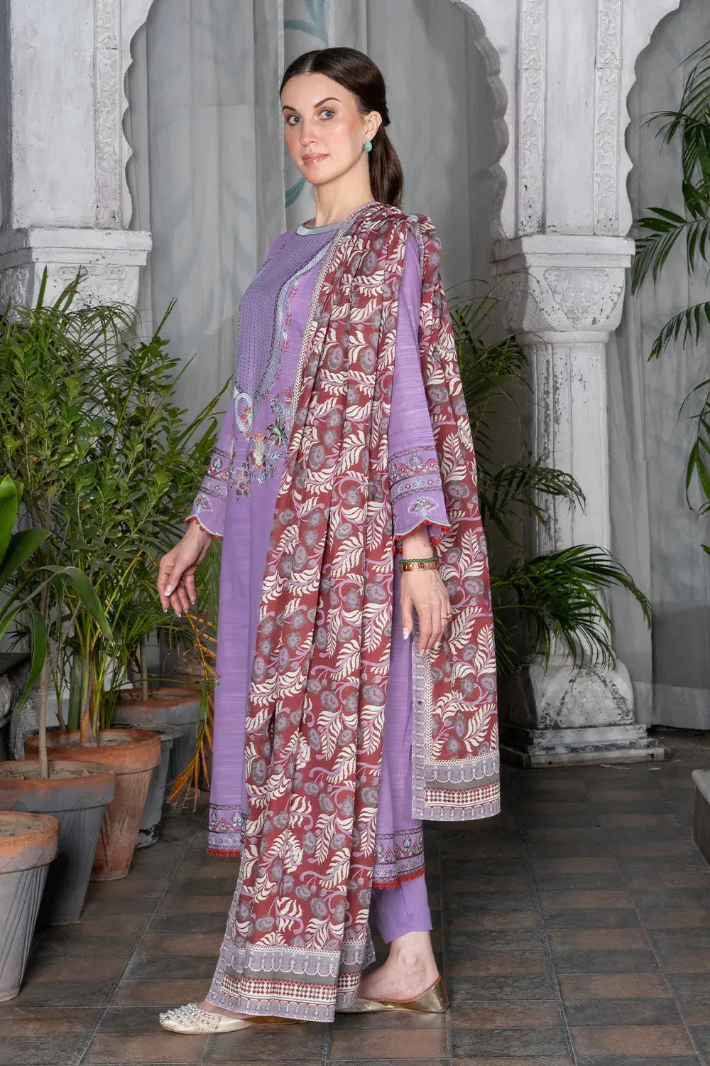 3PC Embroidered Unstitched Khaddar Suit KKHE-2920 Embroidered KHAS STORES