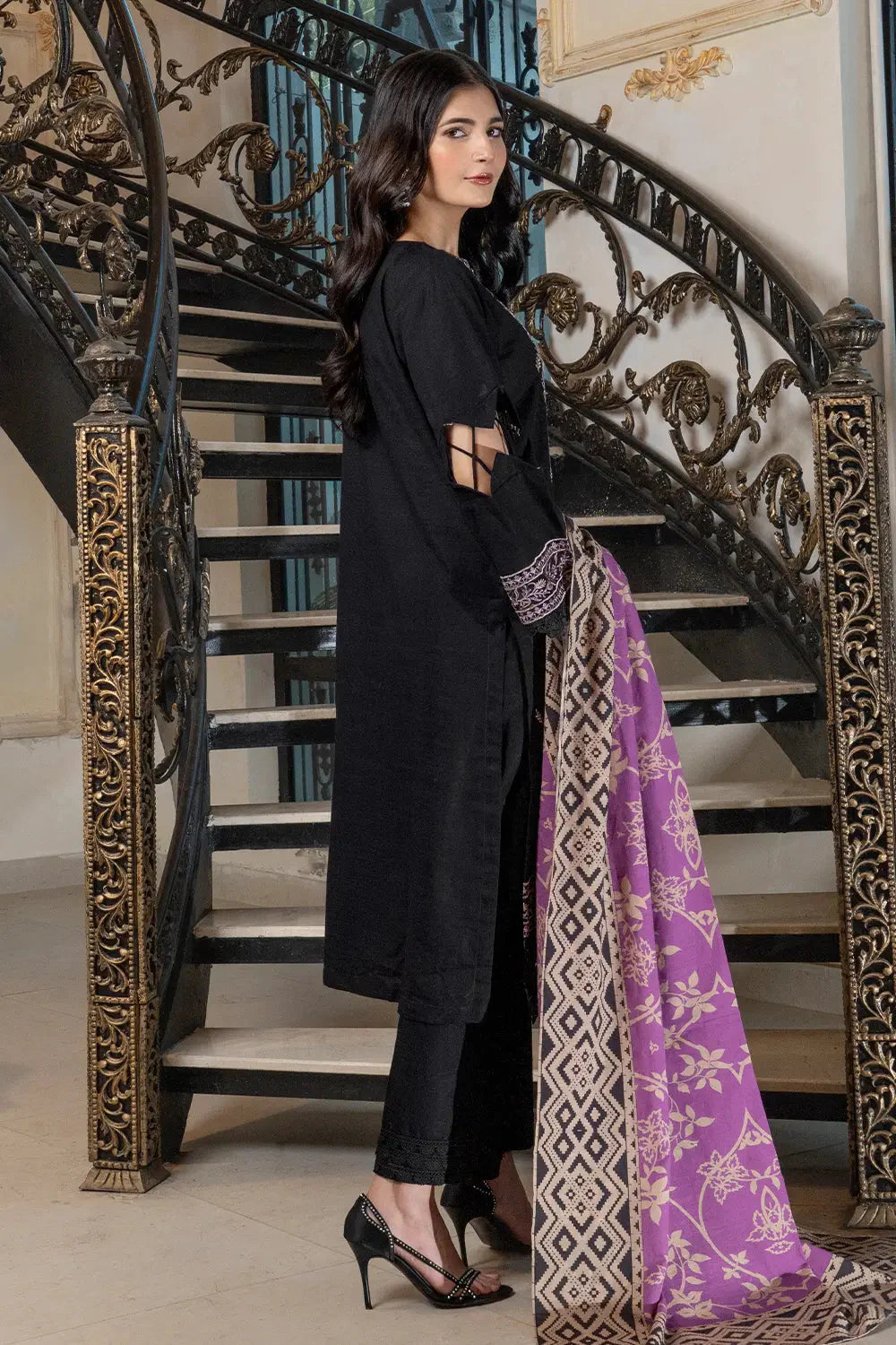 3PC Embroidered Unstitched Khaddar Suit KKHE-2921 Embroidered KHAS STORES