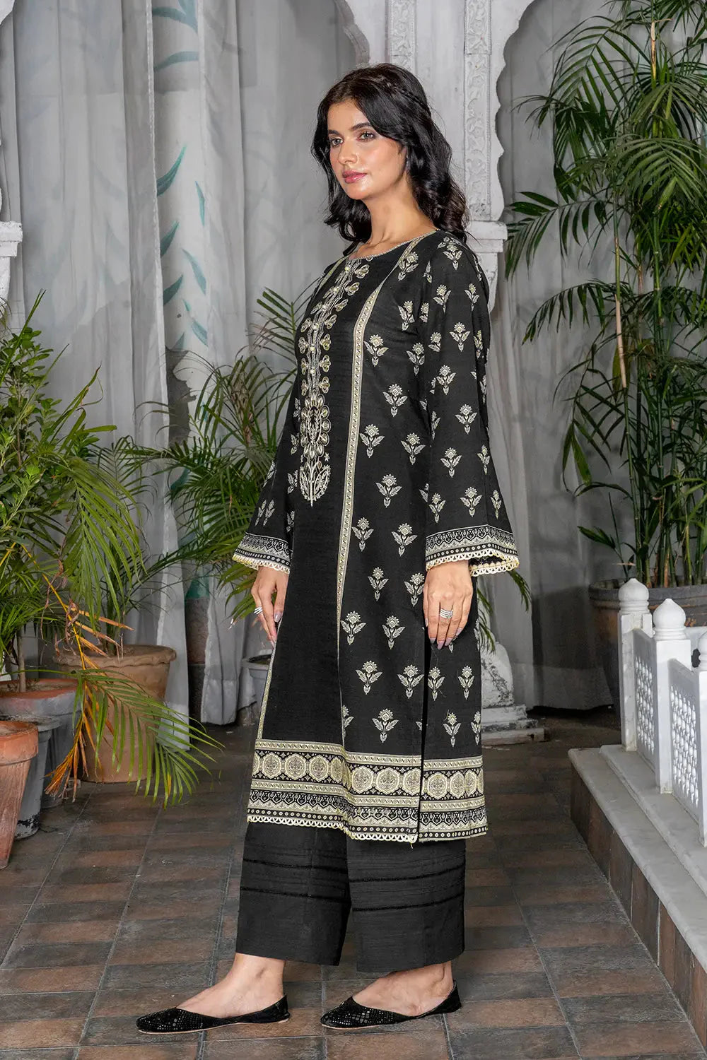 3PC Embroidered Unstitched Khaddar Suit KKHE-2949 Embroidered KHAS STORES