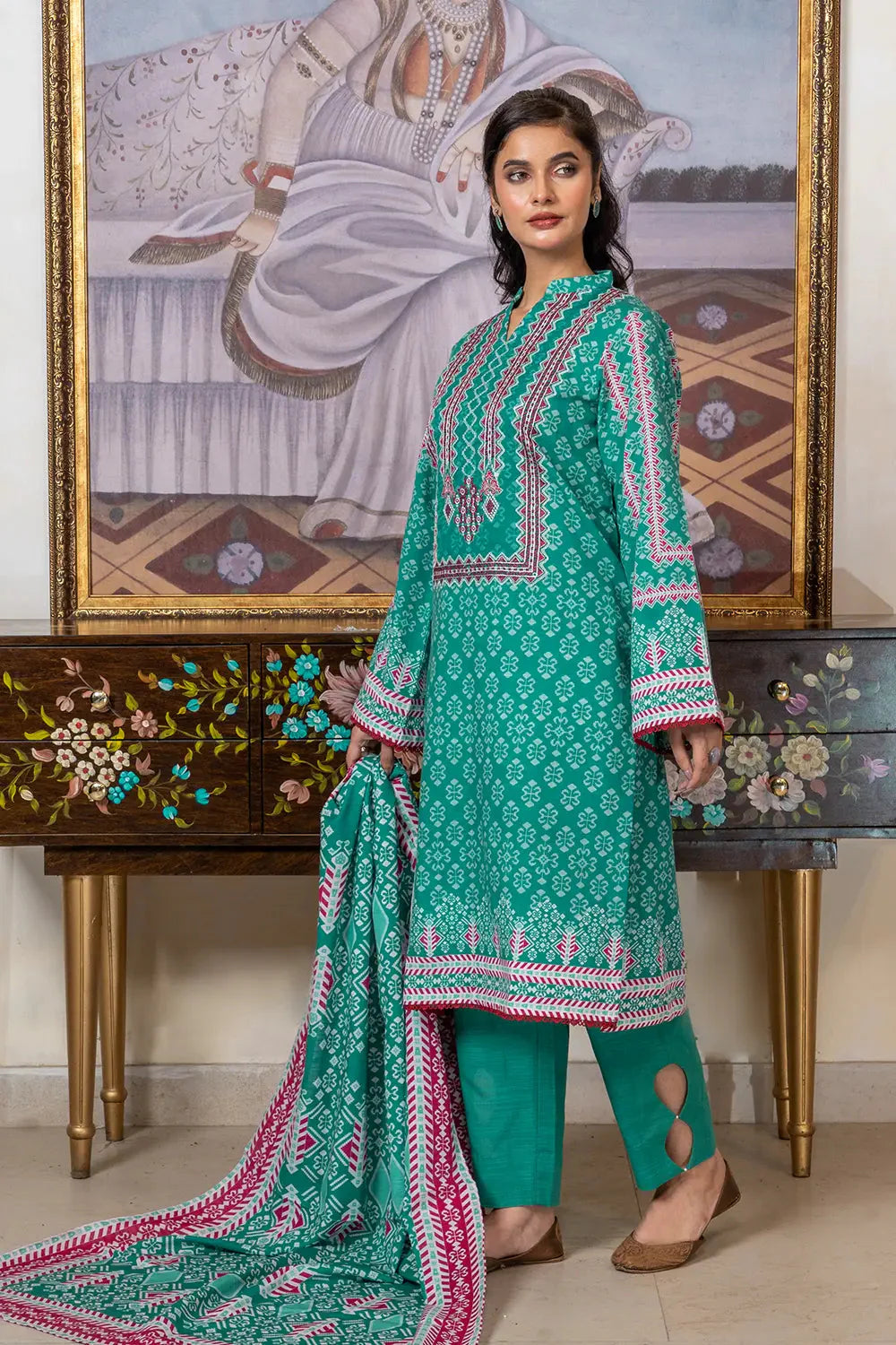 3PC Embroidered Unstitched Khaddar Suit KKHE-2952 Embroidered KHAS STORES