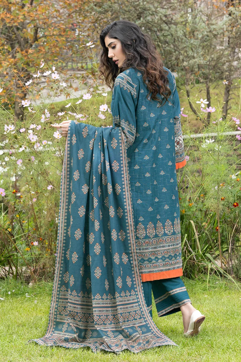 3PC Embroidered Unstitched Khaddar Suit KKHE-3581 Embroidered KHAS STORES