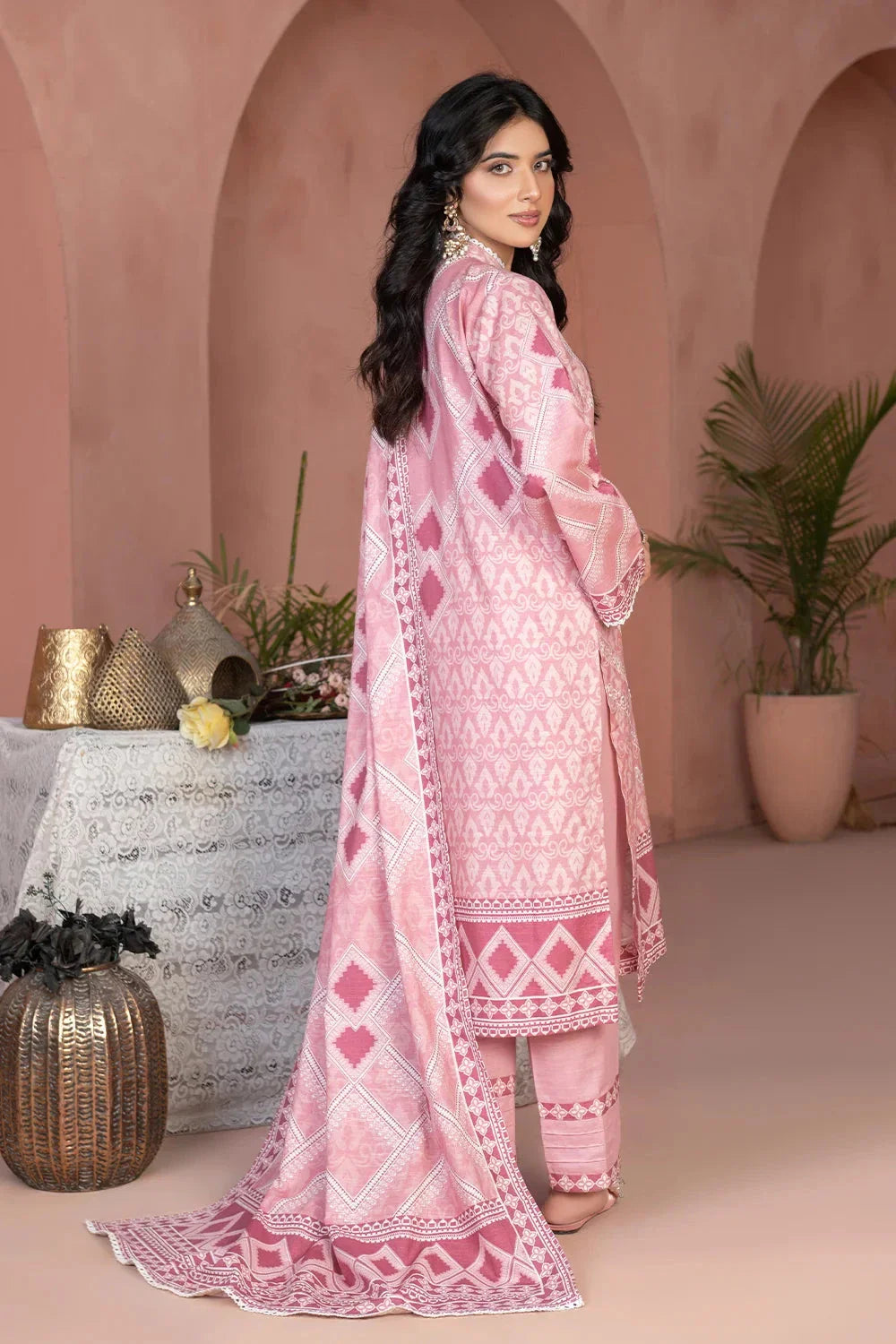 3PC Embroidered Unstitched Khaddar Suit KKHE-3680 Embroidered KHAS STORES