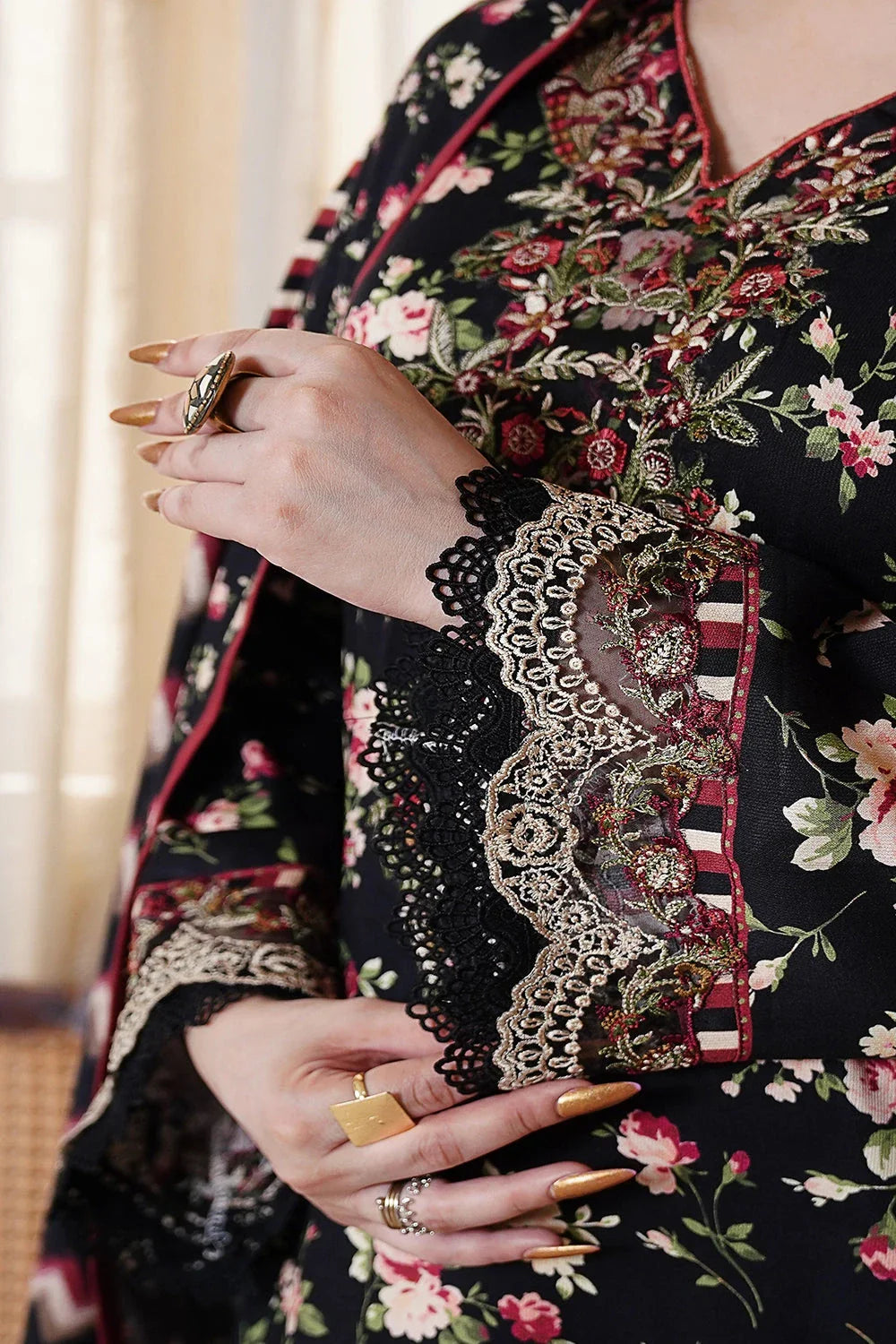 3PC Embroidered Unstitched Kotail Linen Suit KKTE-3605 Embroidered KHAS STORES